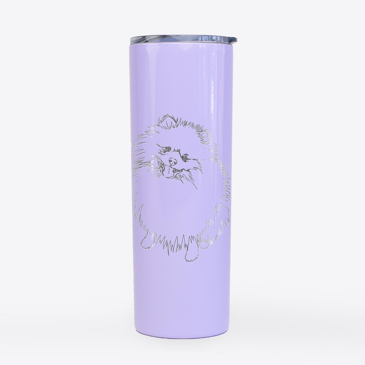 Doodled Fergus the Pomeranian - 20oz Skinny Tumbler