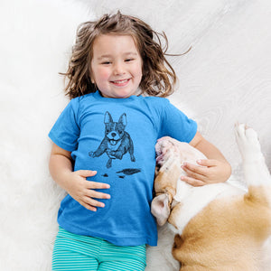 Doodled FiFi the Boston Terrier - Kids/Youth/Toddler Shirt
