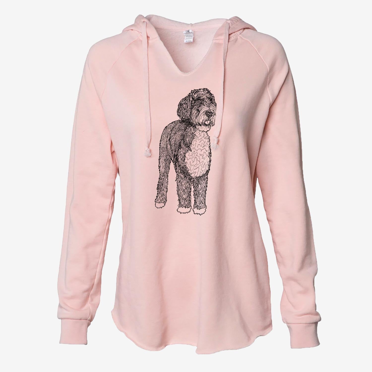 Doodled Finn the Bernedoodle - Cali Wave Hooded Sweatshirt