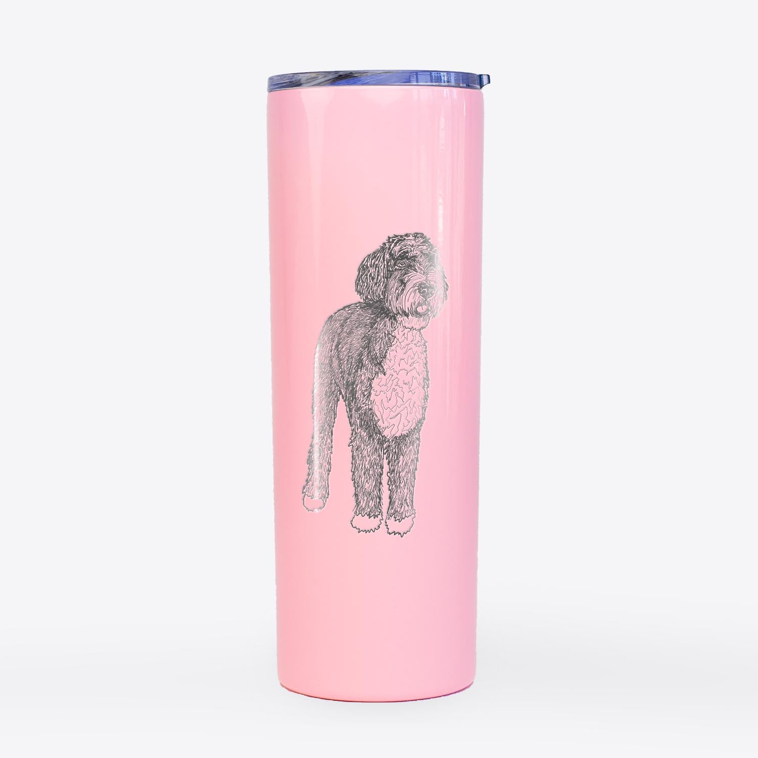 Doodled Finn the Bernedoodle - 20oz Skinny Tumbler