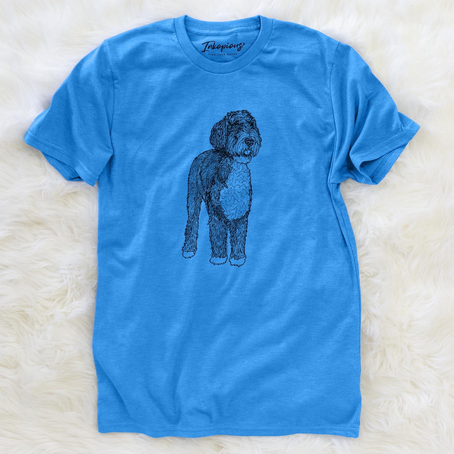 Doodled Finn the Bernedoodle - Unisex Crewneck