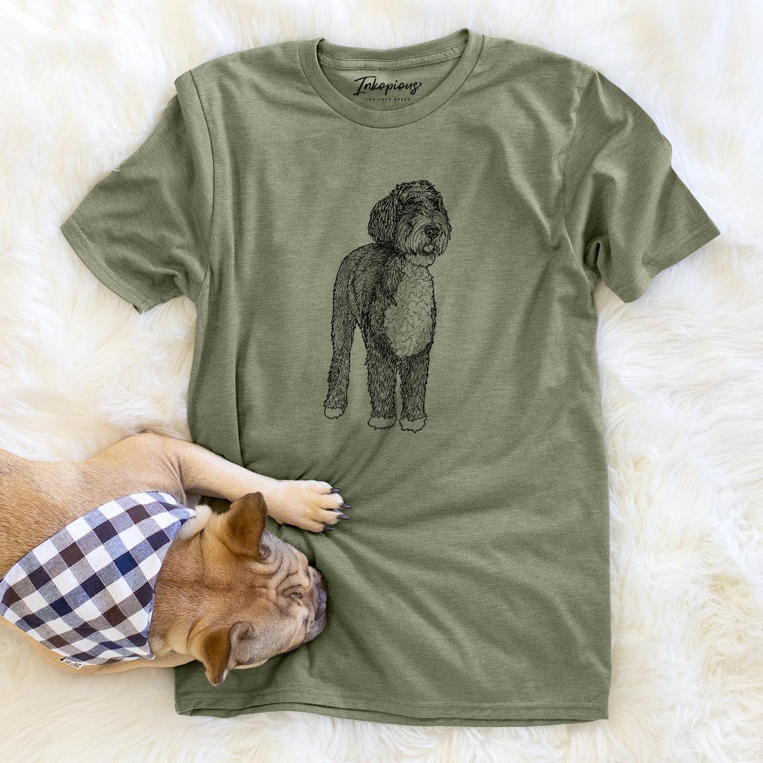 Doodled Finn the Bernedoodle - Unisex Crewneck