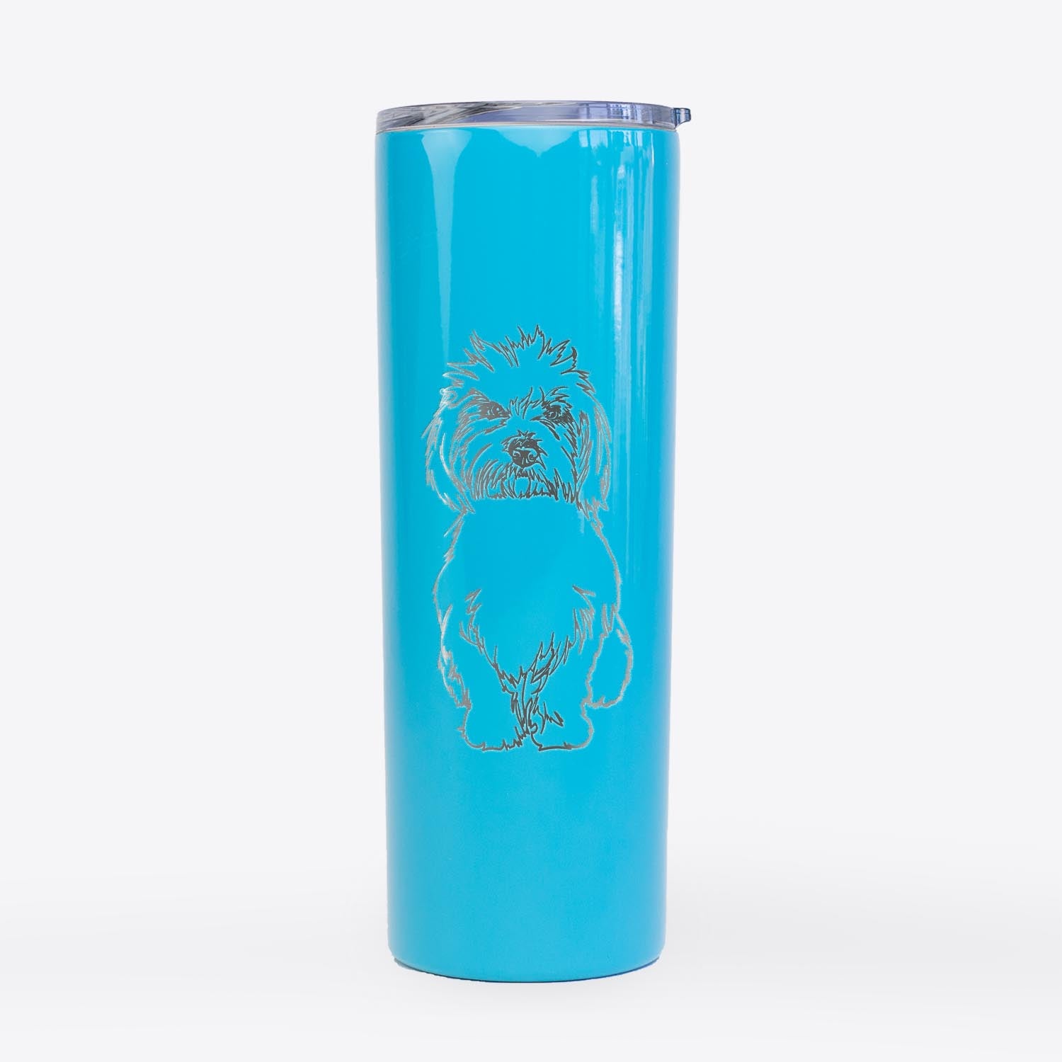 Doodled Fluffers the Coton de Tulear - 20oz Skinny Tumbler