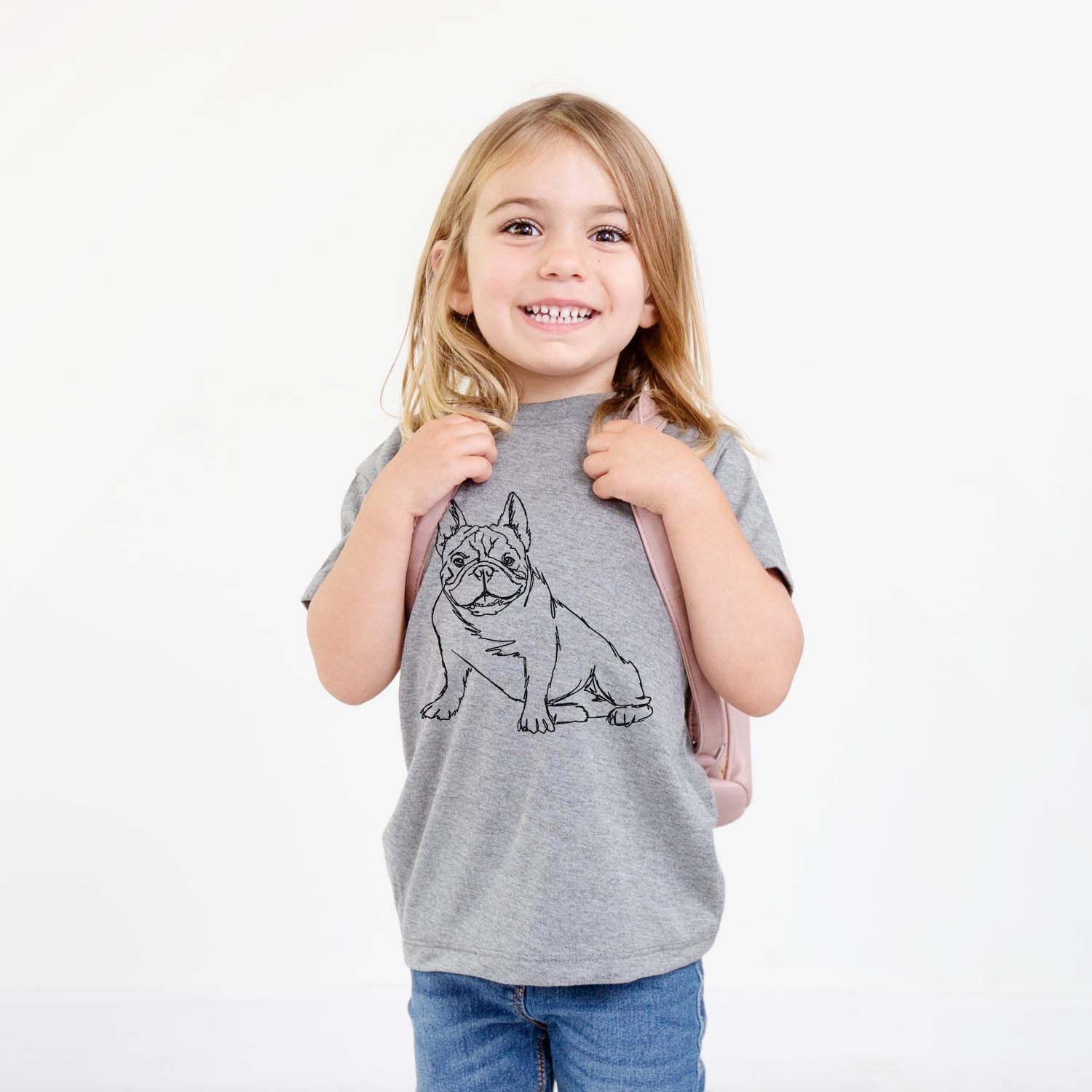 Doodled French Bulldog - Kids/Youth/Toddler Shirt