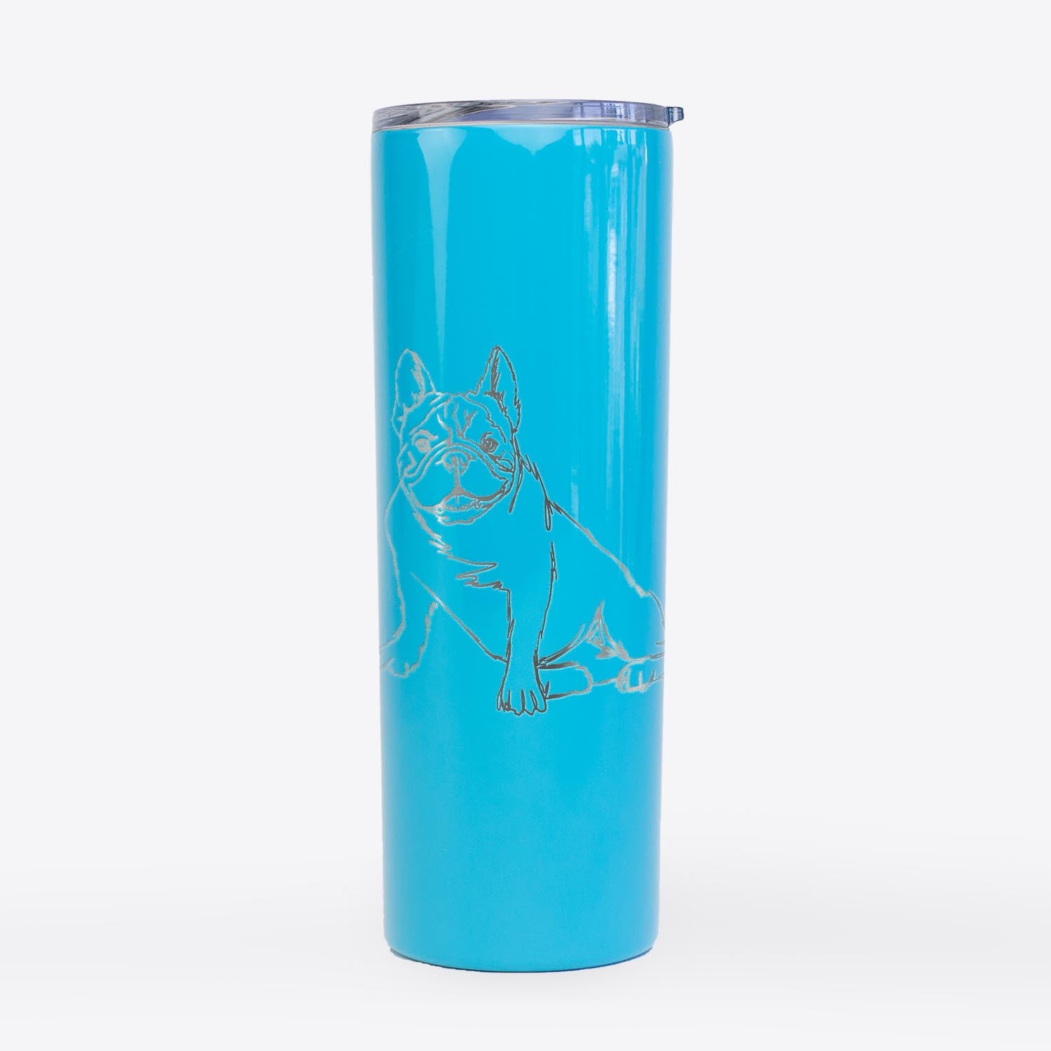 Doodled French Bulldog - 20oz Skinny Tumbler