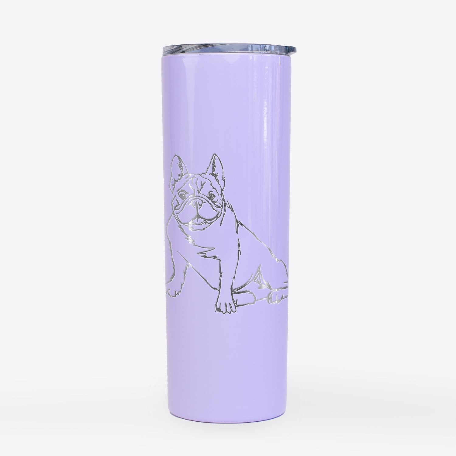 Doodled French Bulldog - 20oz Skinny Tumbler