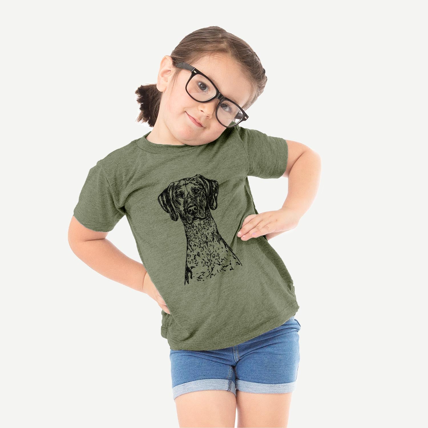 Doodled German Shorthaired Pointer - Kids/Youth/Toddler Shirt