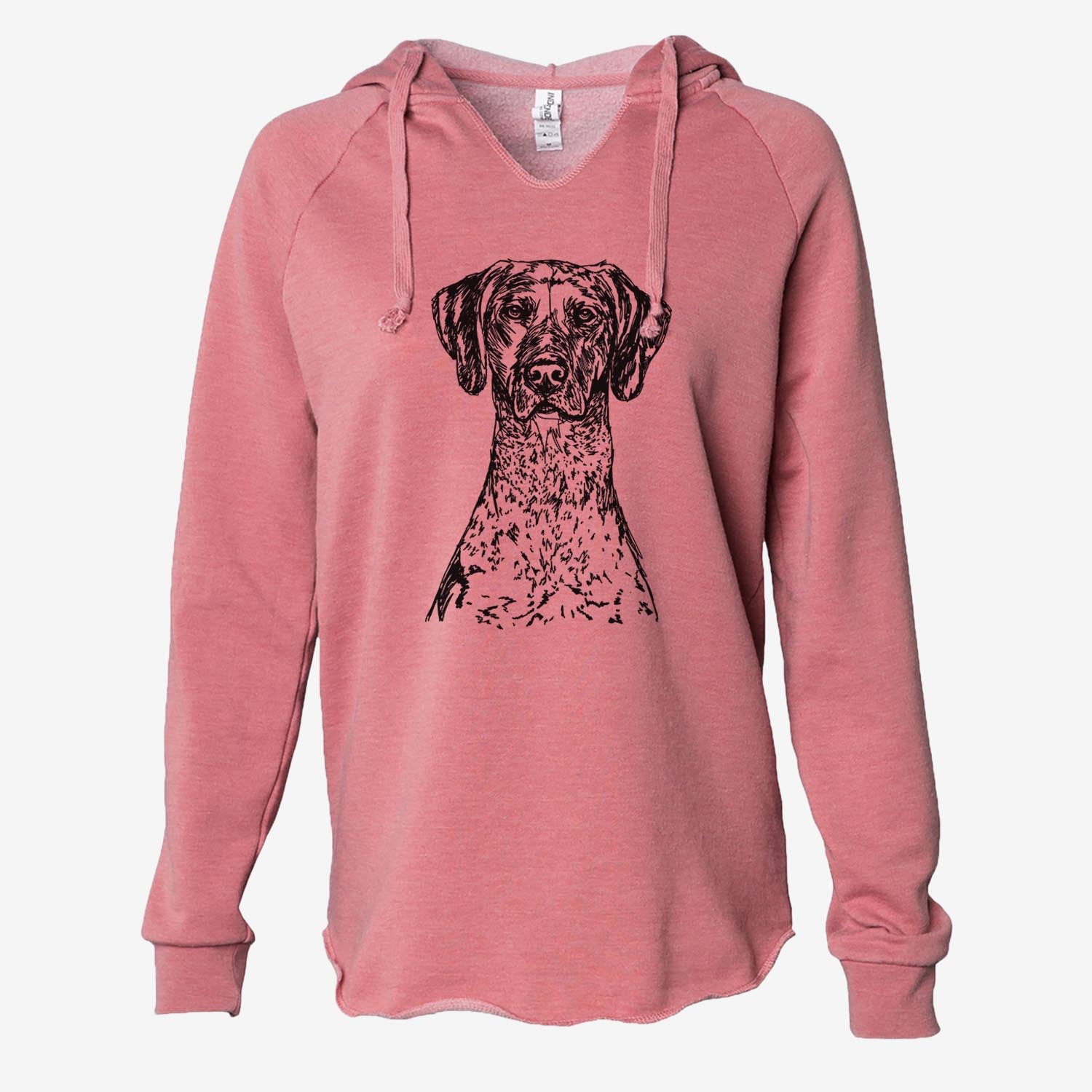 Doodled German Shorthaired Pointer - Cali Wave Hooded Sweatshirt