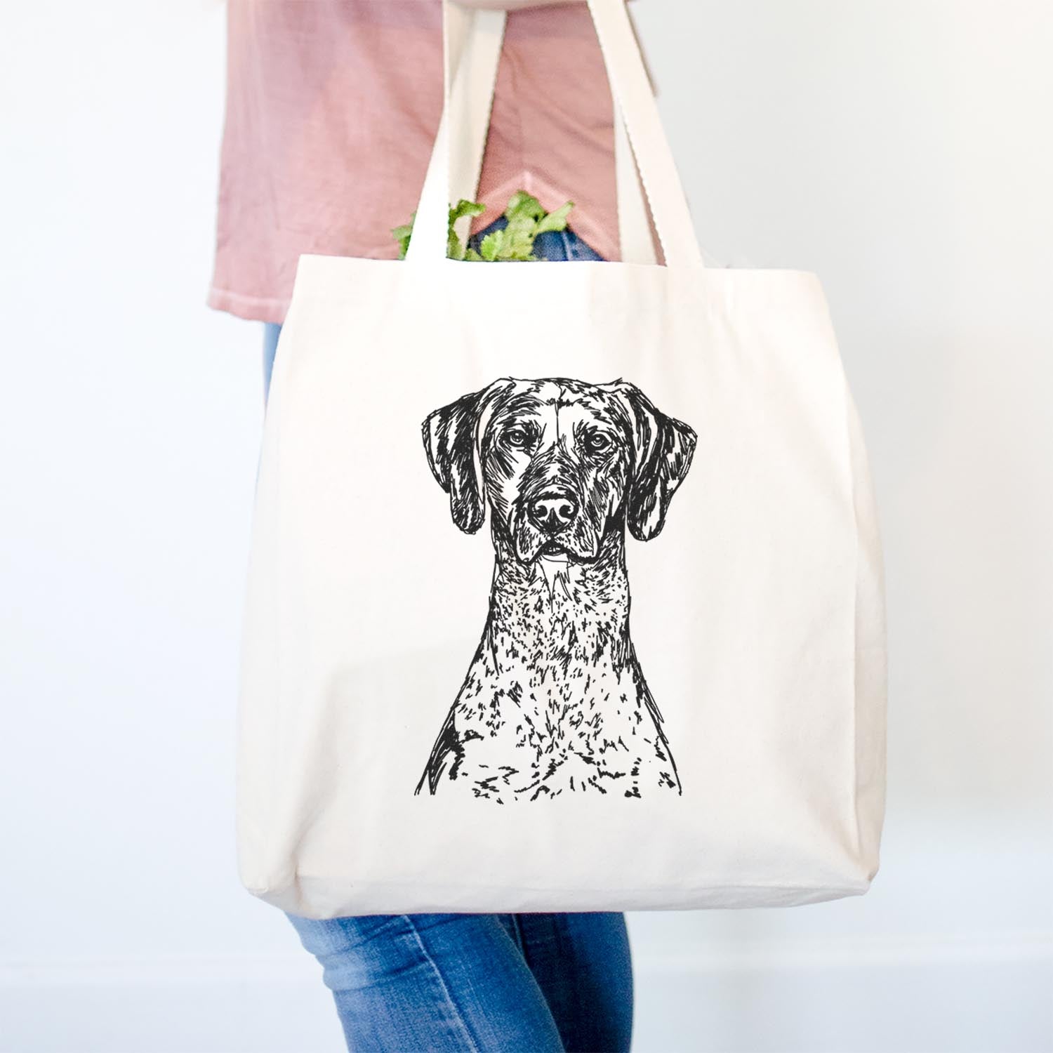 Doodled German Shorthaired Pointer - Tote Bag