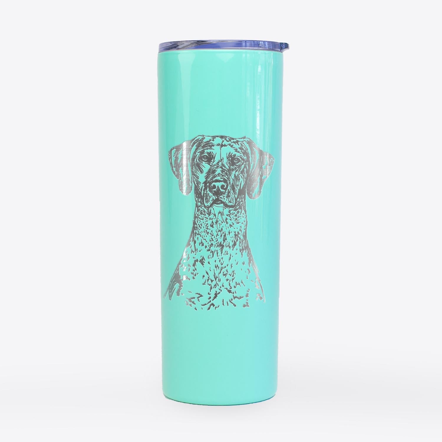 Doodled German Shorthaired Pointer - 20oz Skinny Tumbler