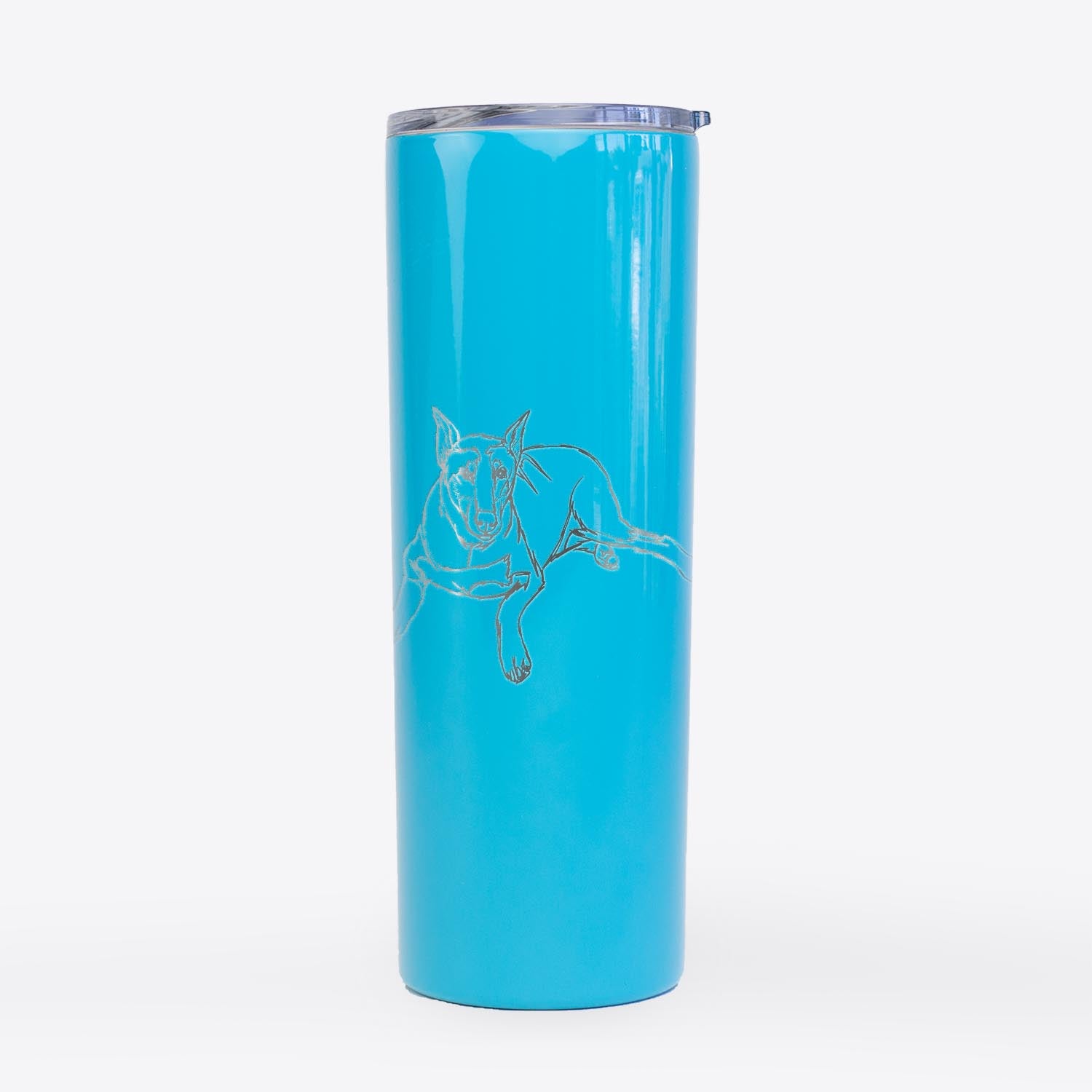 Doodled Ginger the Doberman Pinscher - 20oz Skinny Tumbler