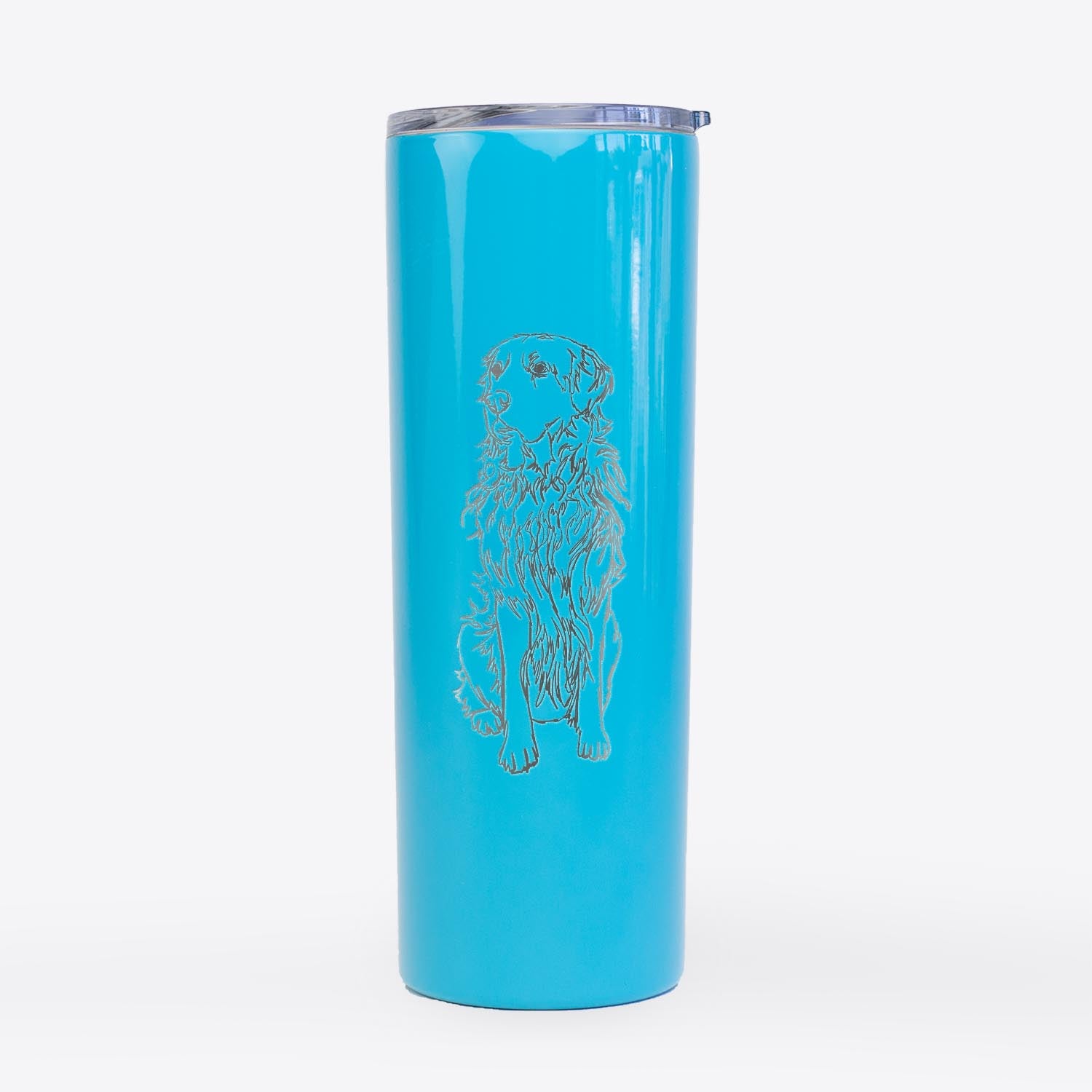 Doodled Golden Retriever - 20oz Skinny Tumbler