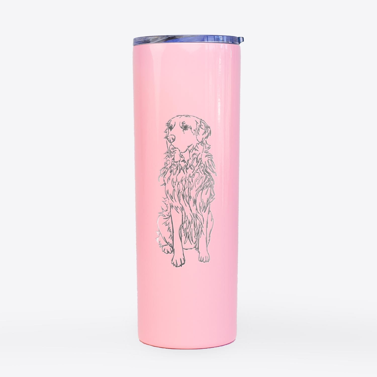 Doodled Golden Retriever - 20oz Skinny Tumbler