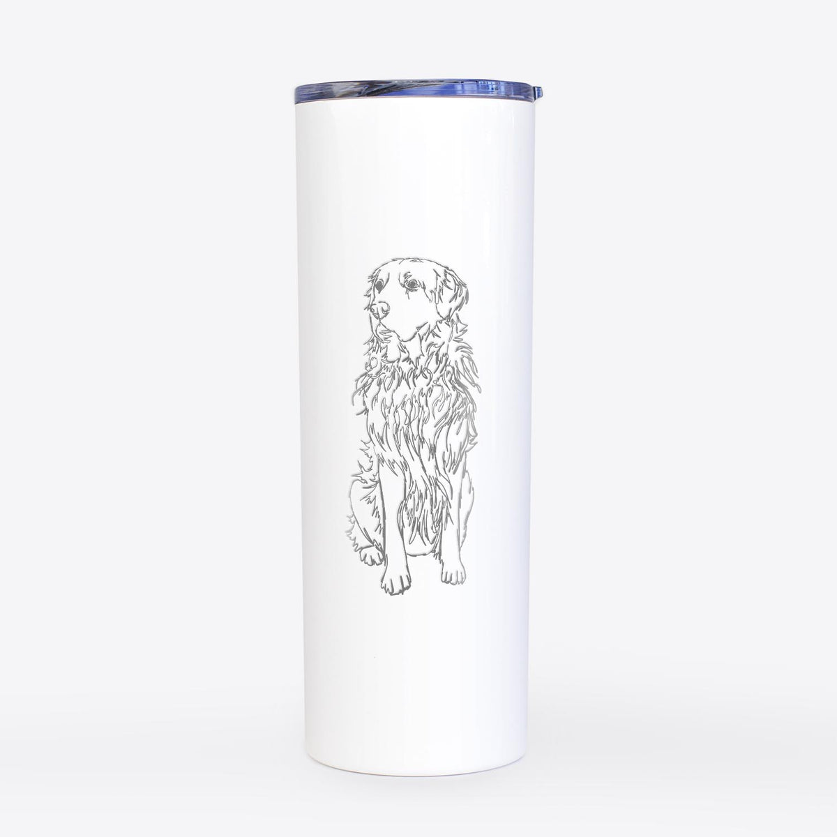 Doodled Golden Retriever - 20oz Skinny Tumbler