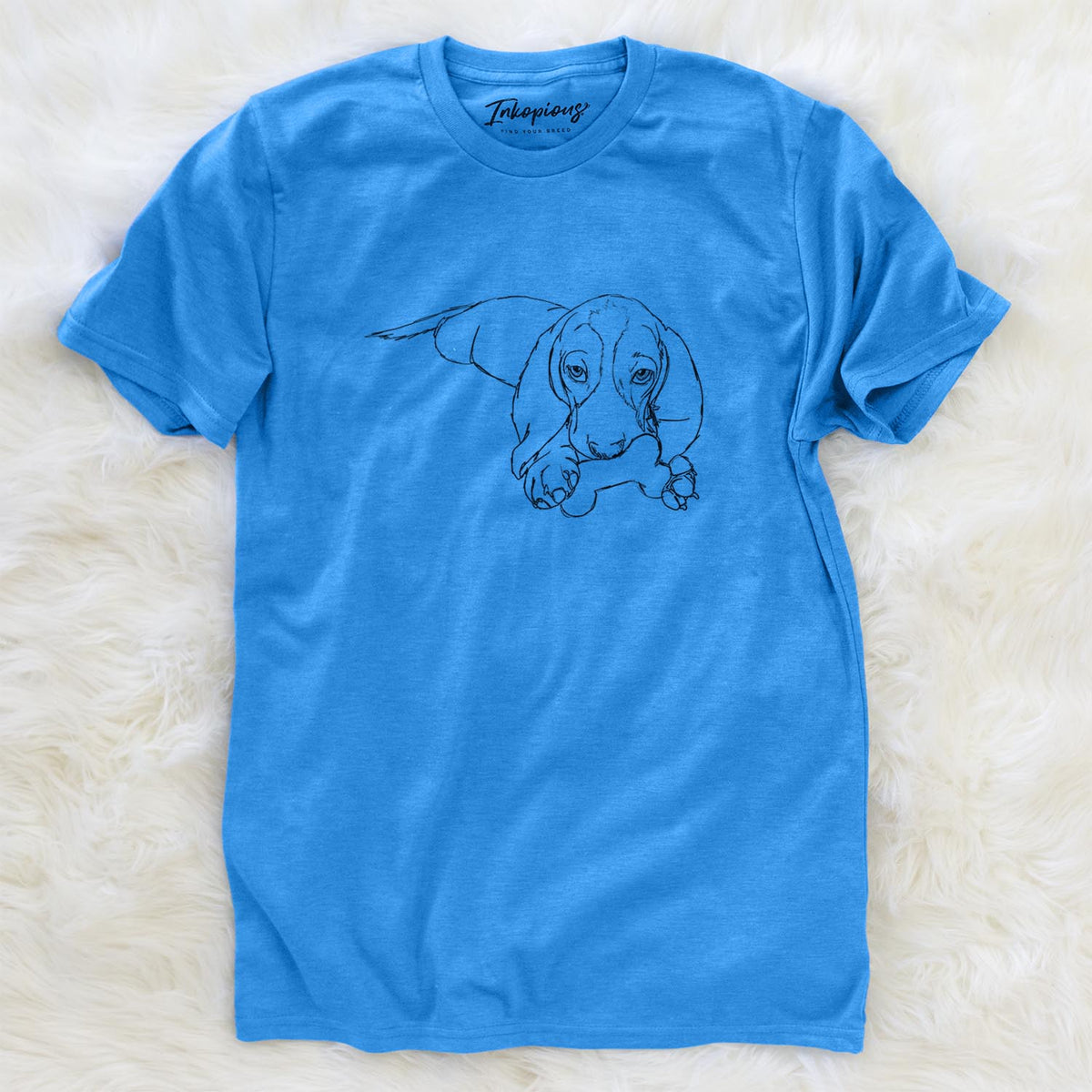 Doodled Gracie the Basset Hound - Unisex Crewneck