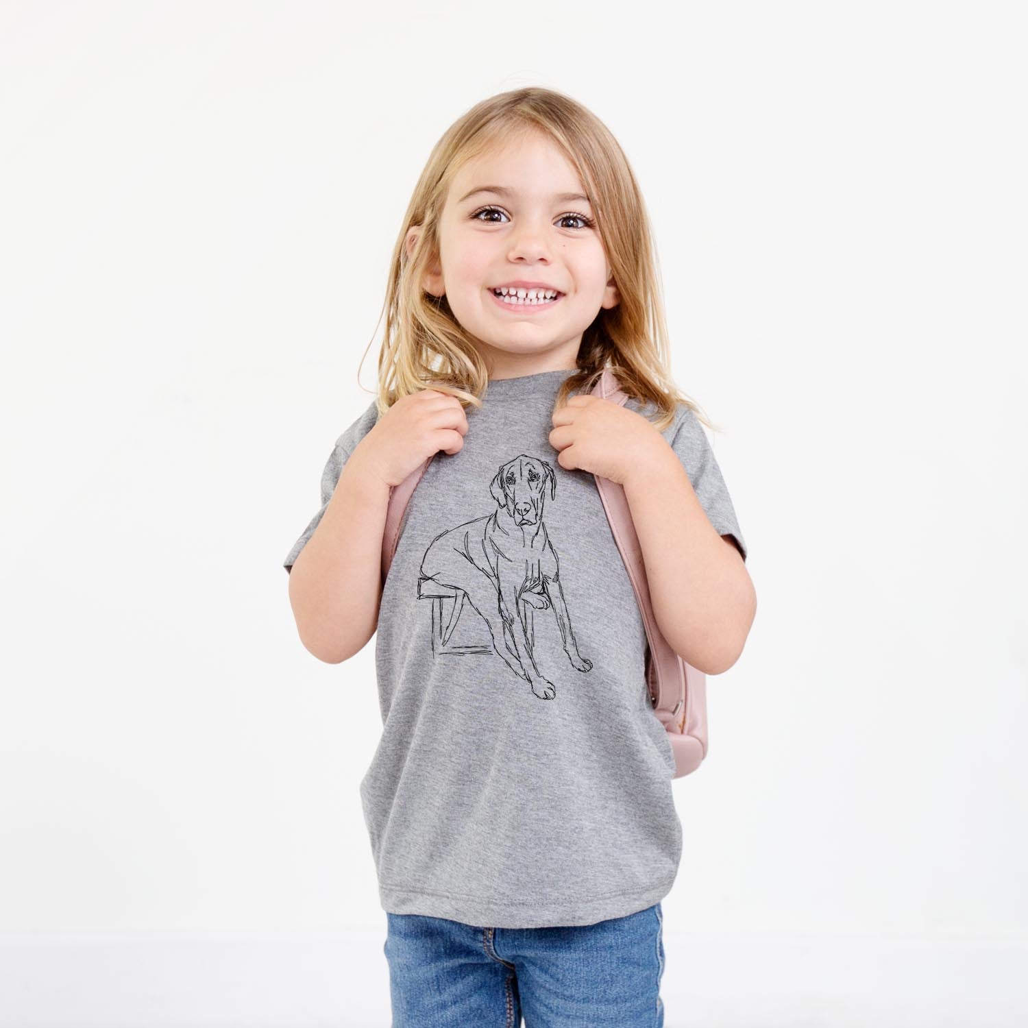 Doodled Gracie the Great Dane - Kids/Youth/Toddler Shirt