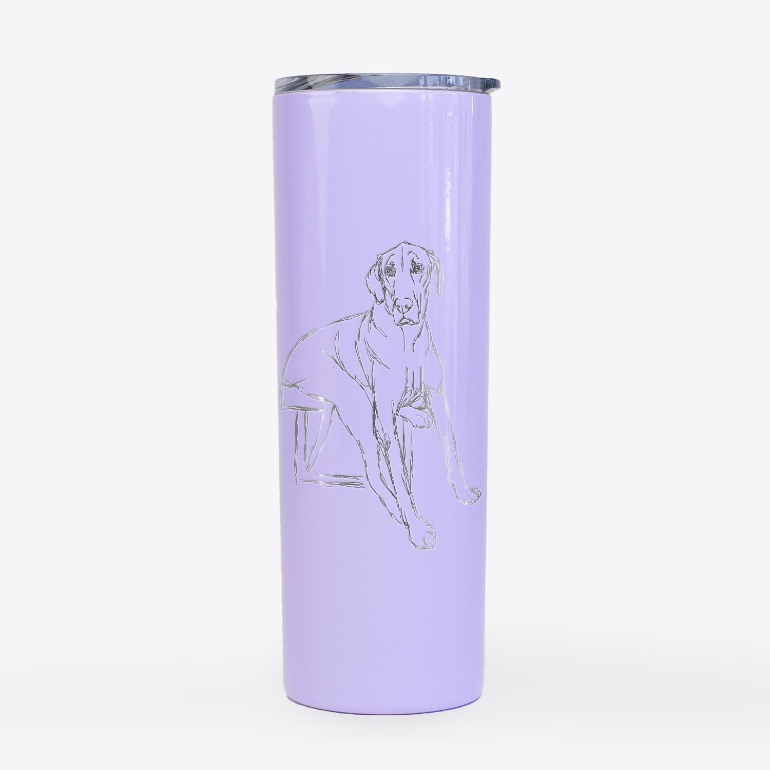 Doodled Gracie the Great Dane - 20oz Skinny Tumbler