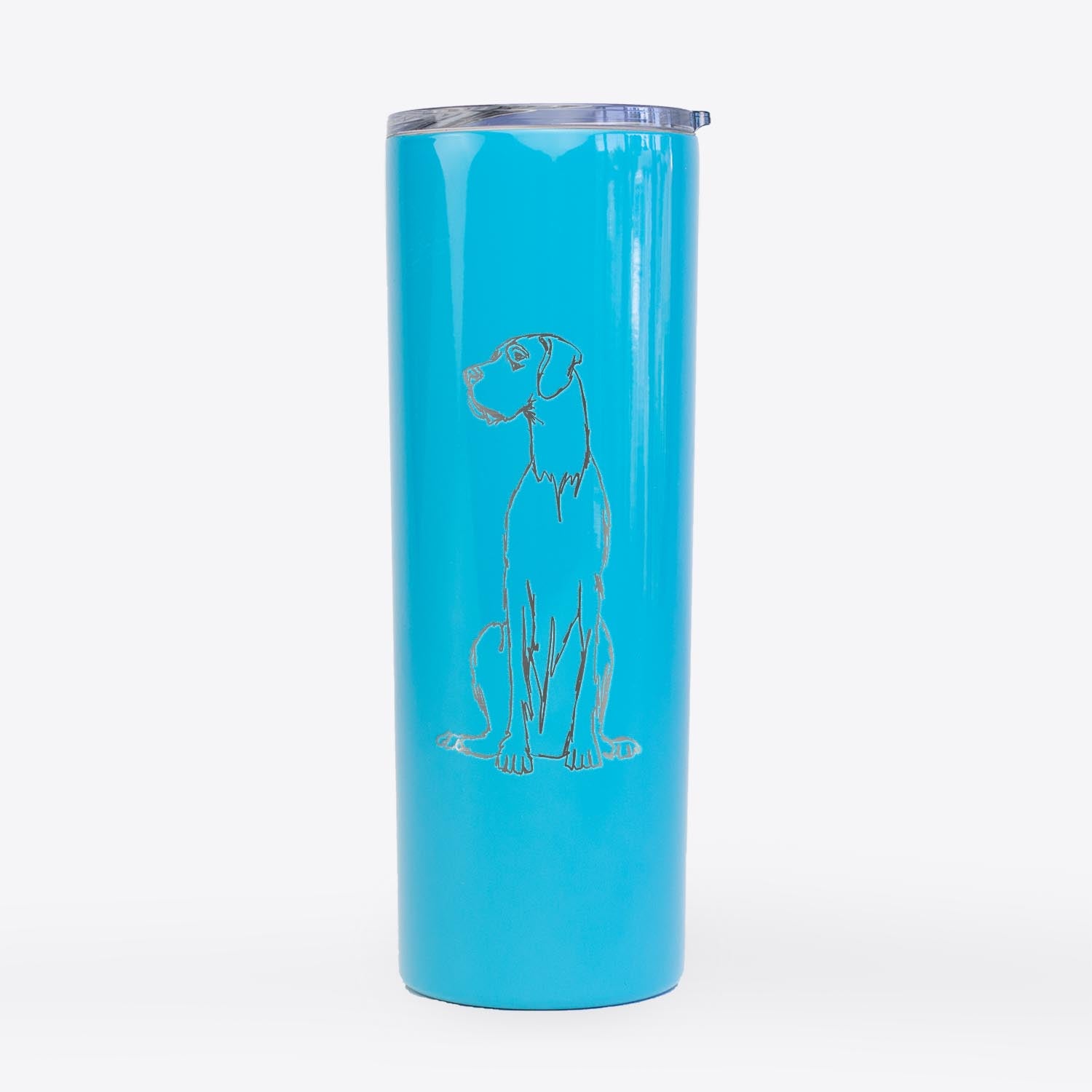 Doodled Great Dane - 20oz Skinny Tumbler