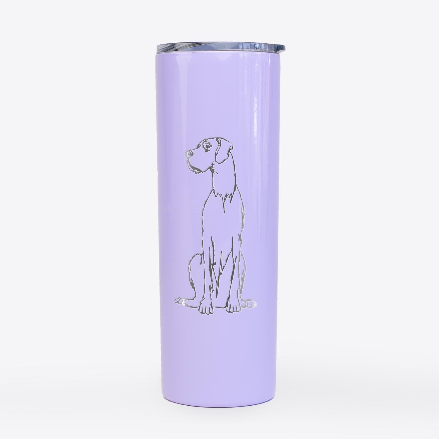 Doodled Great Dane - 20oz Skinny Tumbler