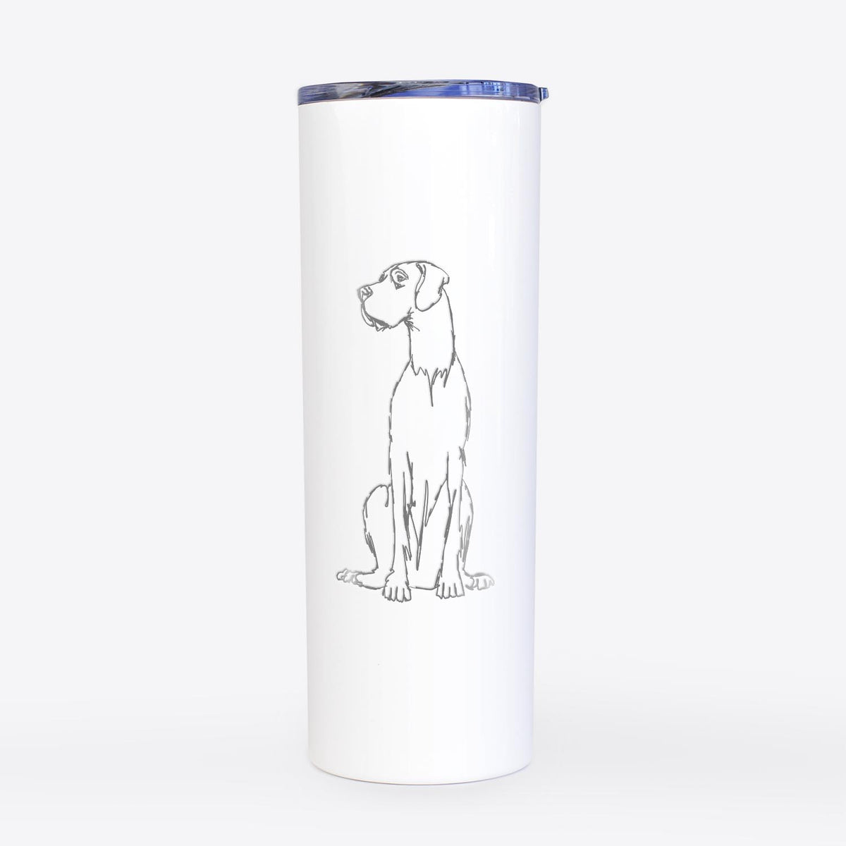 Doodled Great Dane - 20oz Skinny Tumbler