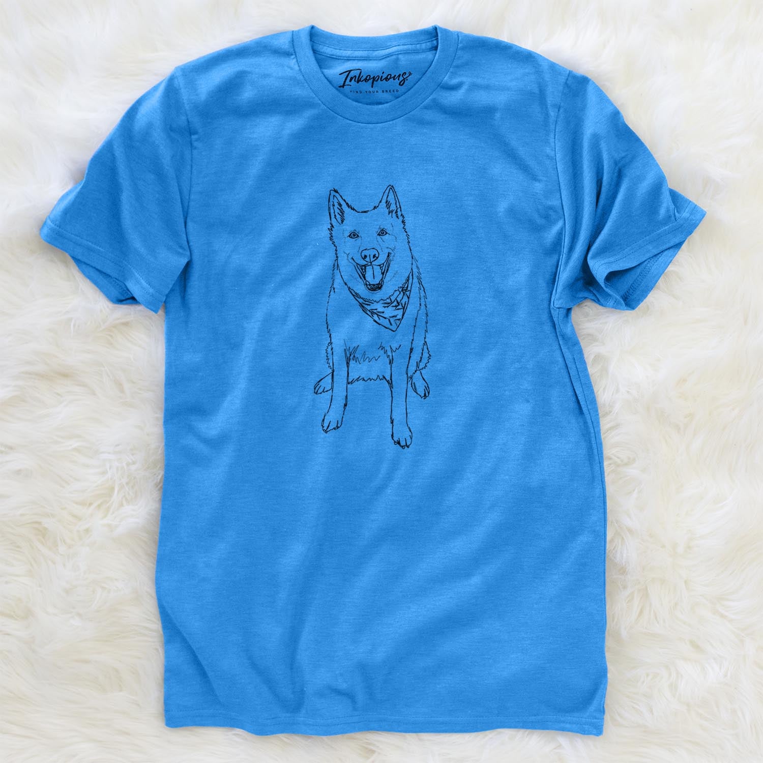 Doodled Hannah the Siberian Husky - Unisex Crewneck