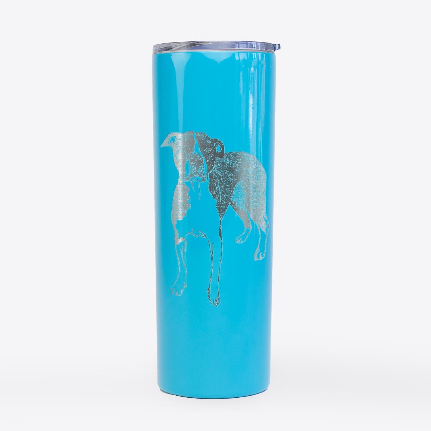 Doodled Harley Quinn the American Staffordshire Terrier - 20oz Skinny Tumbler