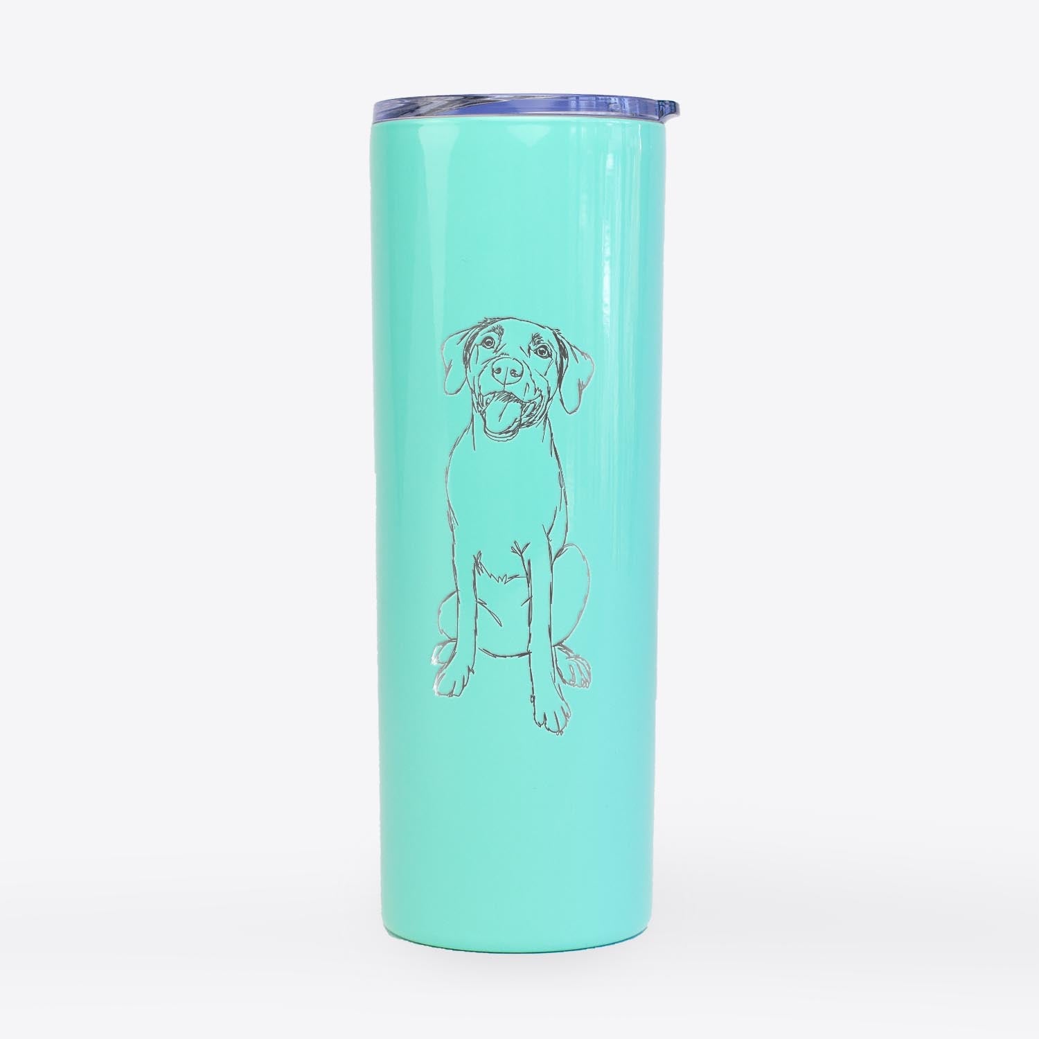 Doodled Harper the Mixed Breed - 20oz Skinny Tumbler