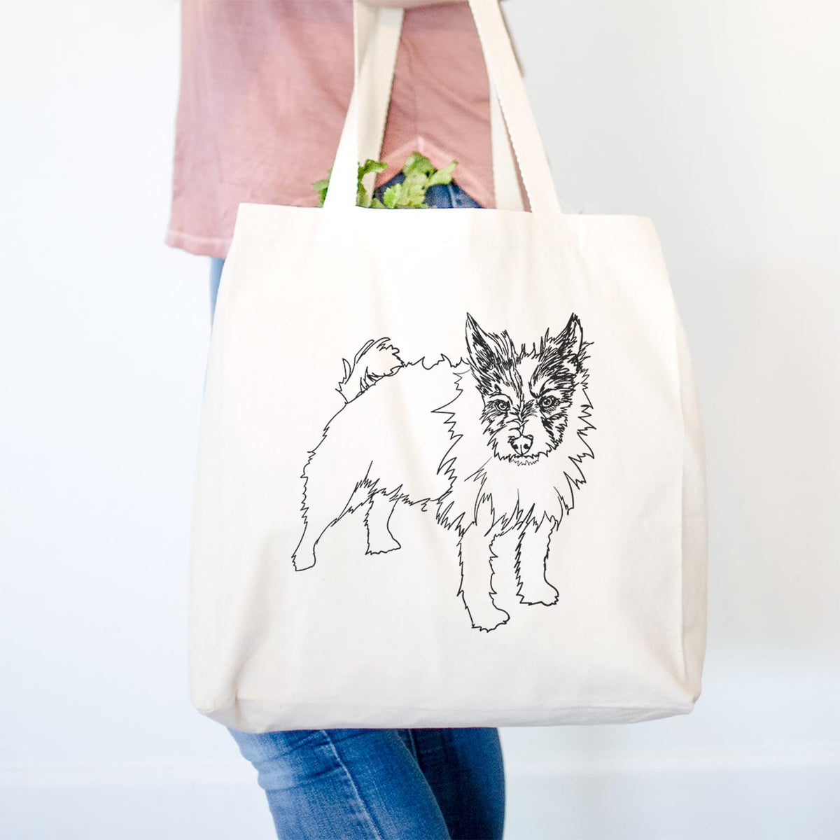 Doodled Harry the Jack Russell Terrier - Tote Bag