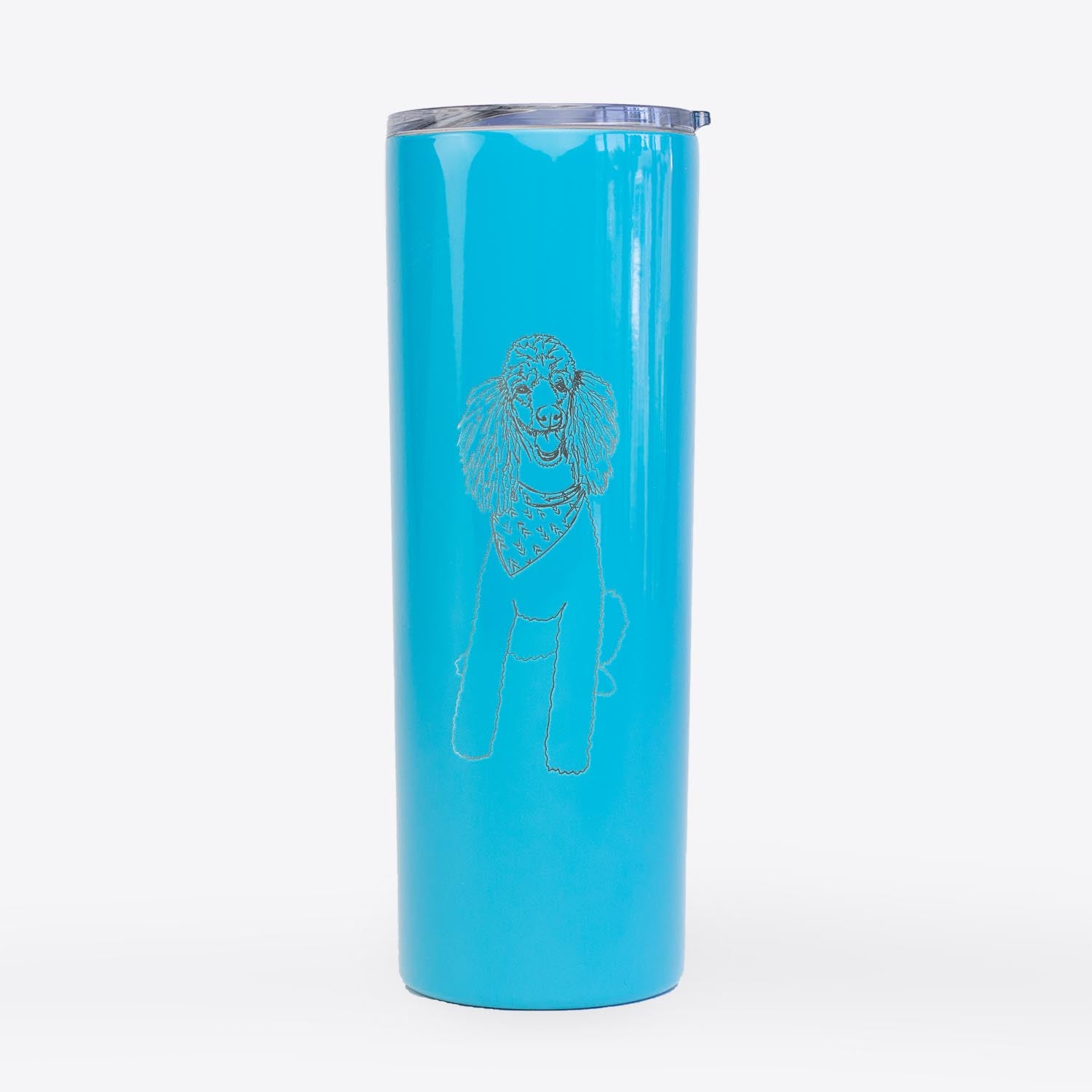 Doodled Henry the Standard Poodle - 20oz Skinny Tumbler