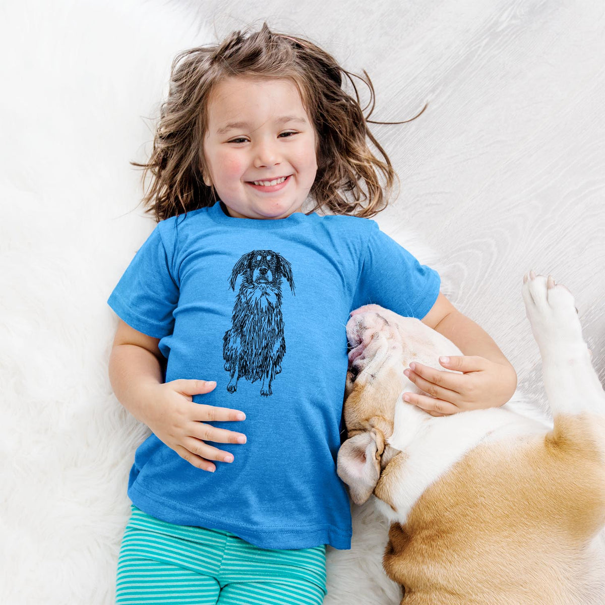 Doodled Indy the Mixed Breed - Kids/Youth/Toddler Shirt