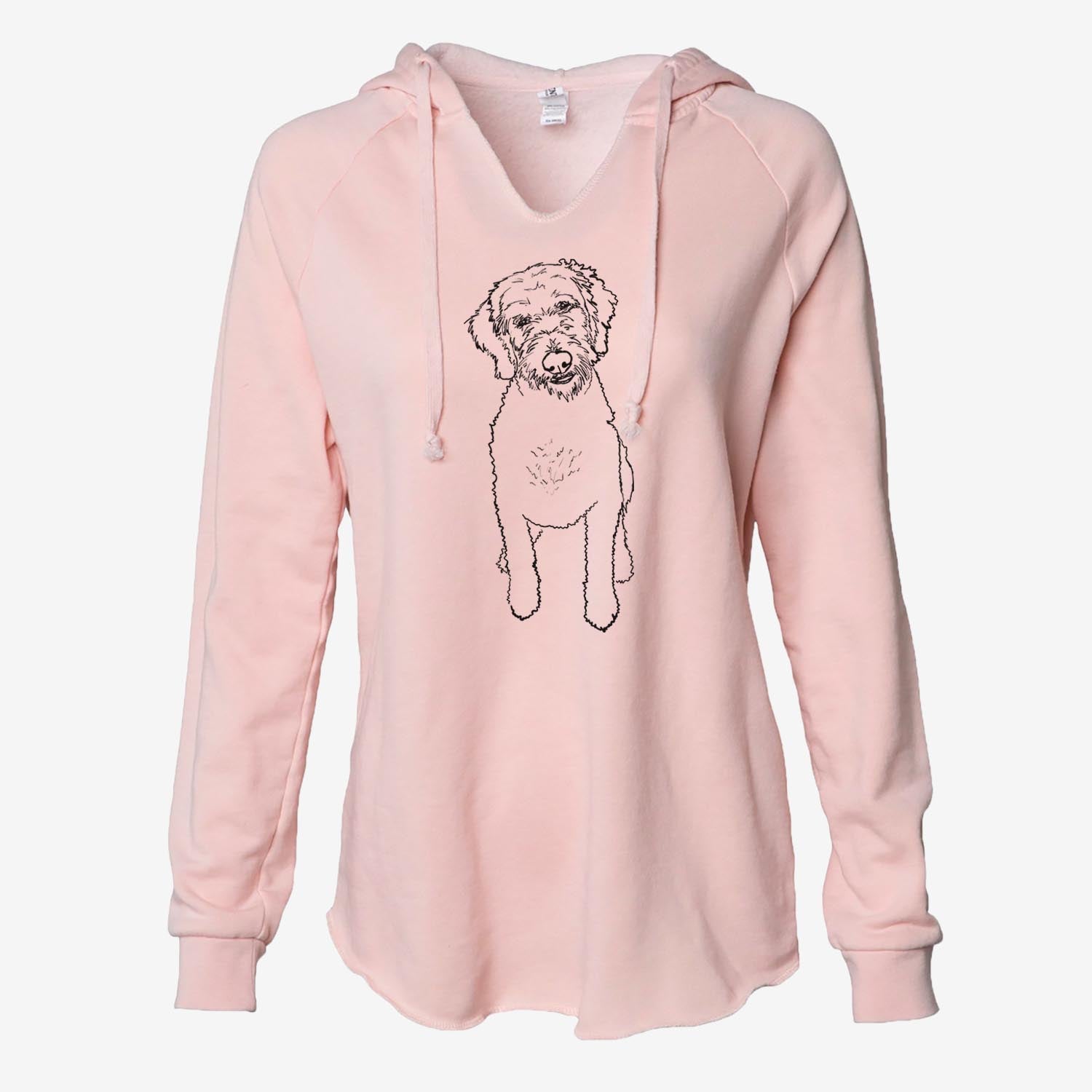 Doodled Izzie the Goldendoodle - Cali Wave Hooded Sweatshirt