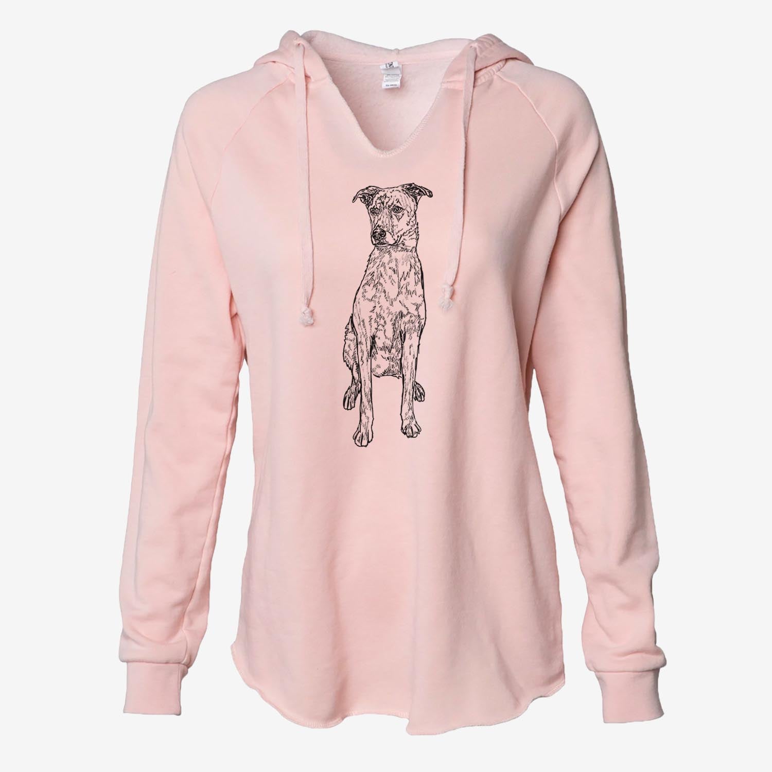 Doodled Jack the Catahoula - Cali Wave Hooded Sweatshirt