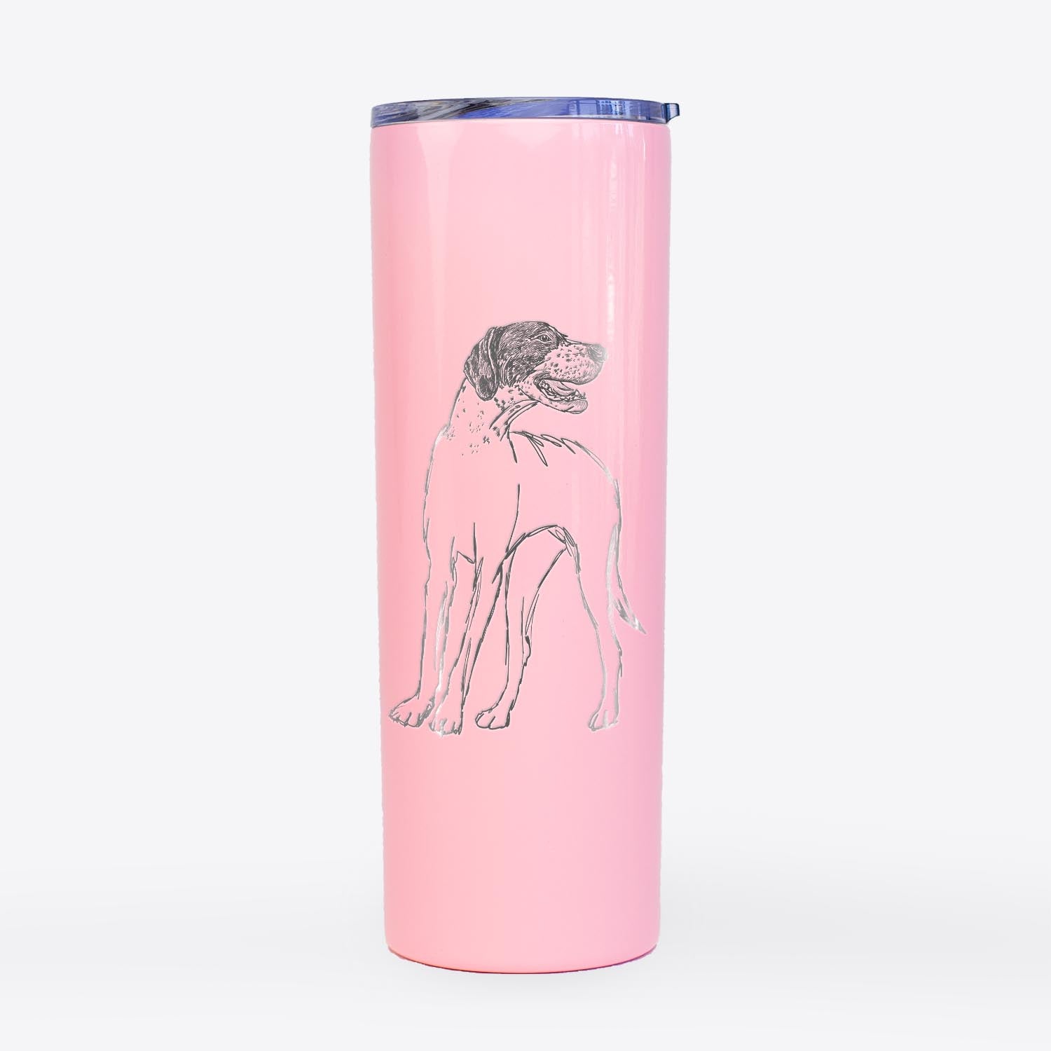 Doodled Jade the English Pointer - 20oz Skinny Tumbler