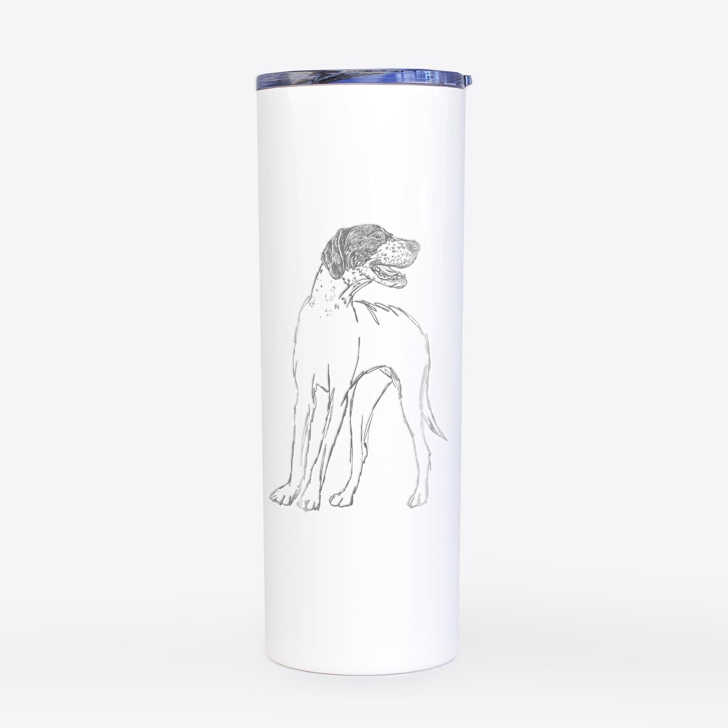 Doodled Jade the English Pointer - 20oz Skinny Tumbler