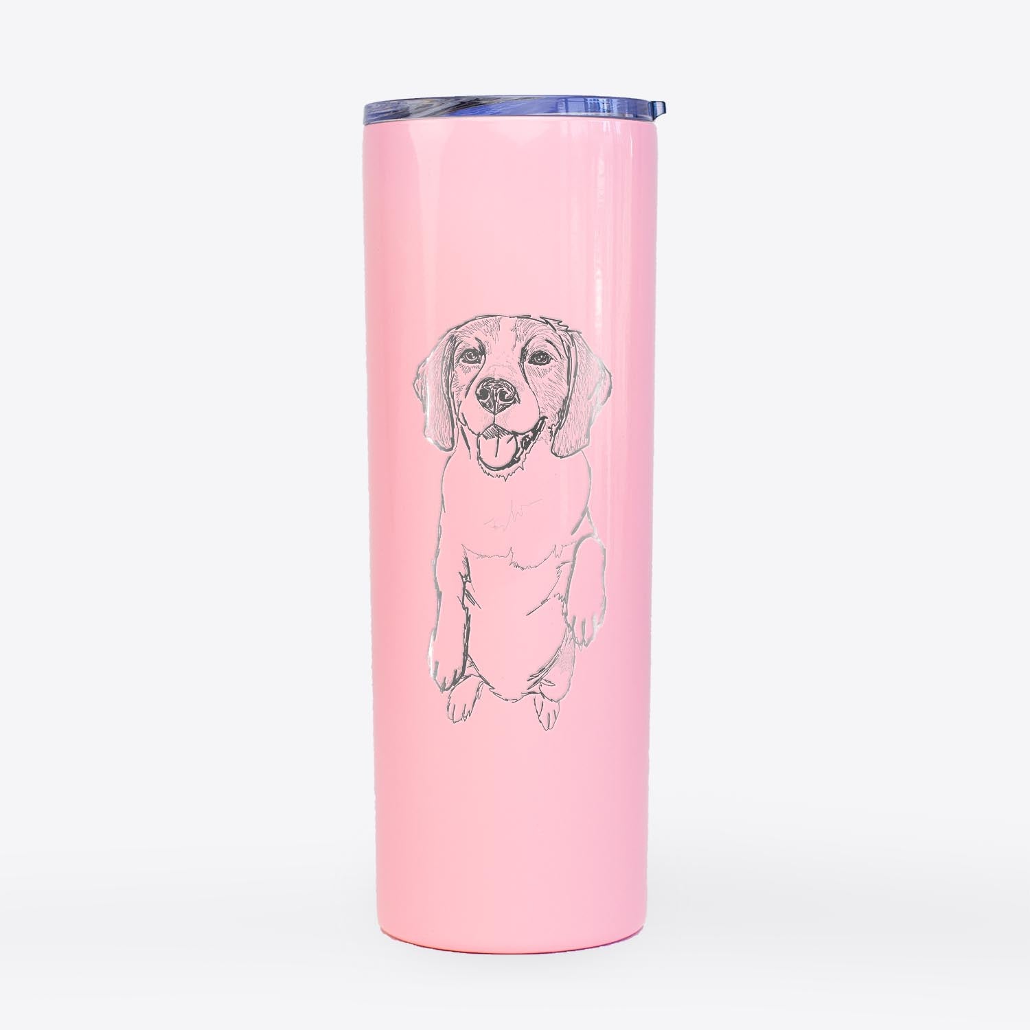 Doodled JimmyCharles the Beagle - 20oz Skinny Tumbler