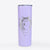 Doodled Kai the Siberian Husky - 20oz Skinny Tumbler