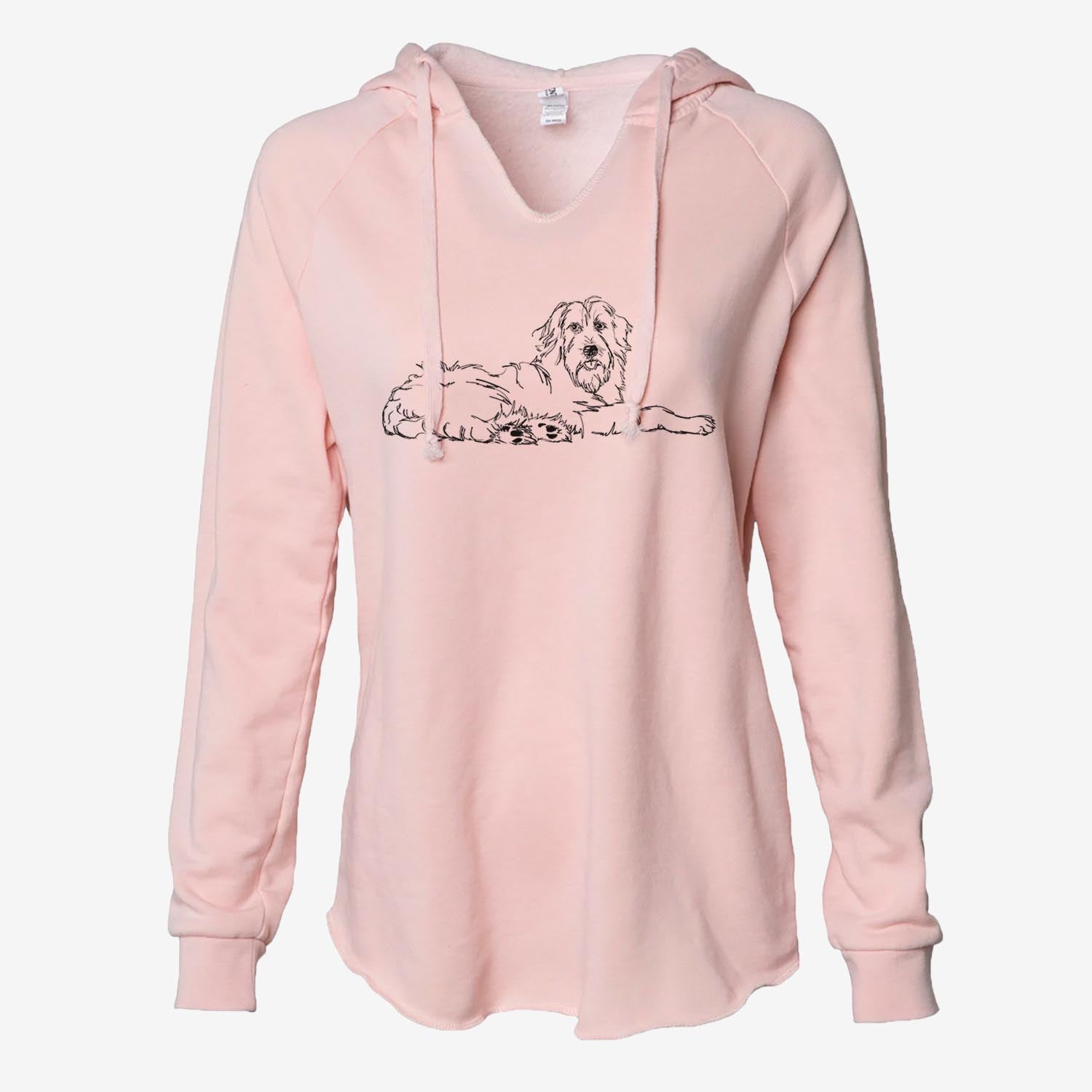 Doodled Kate the Goldendoodle - Cali Wave Hooded Sweatshirt