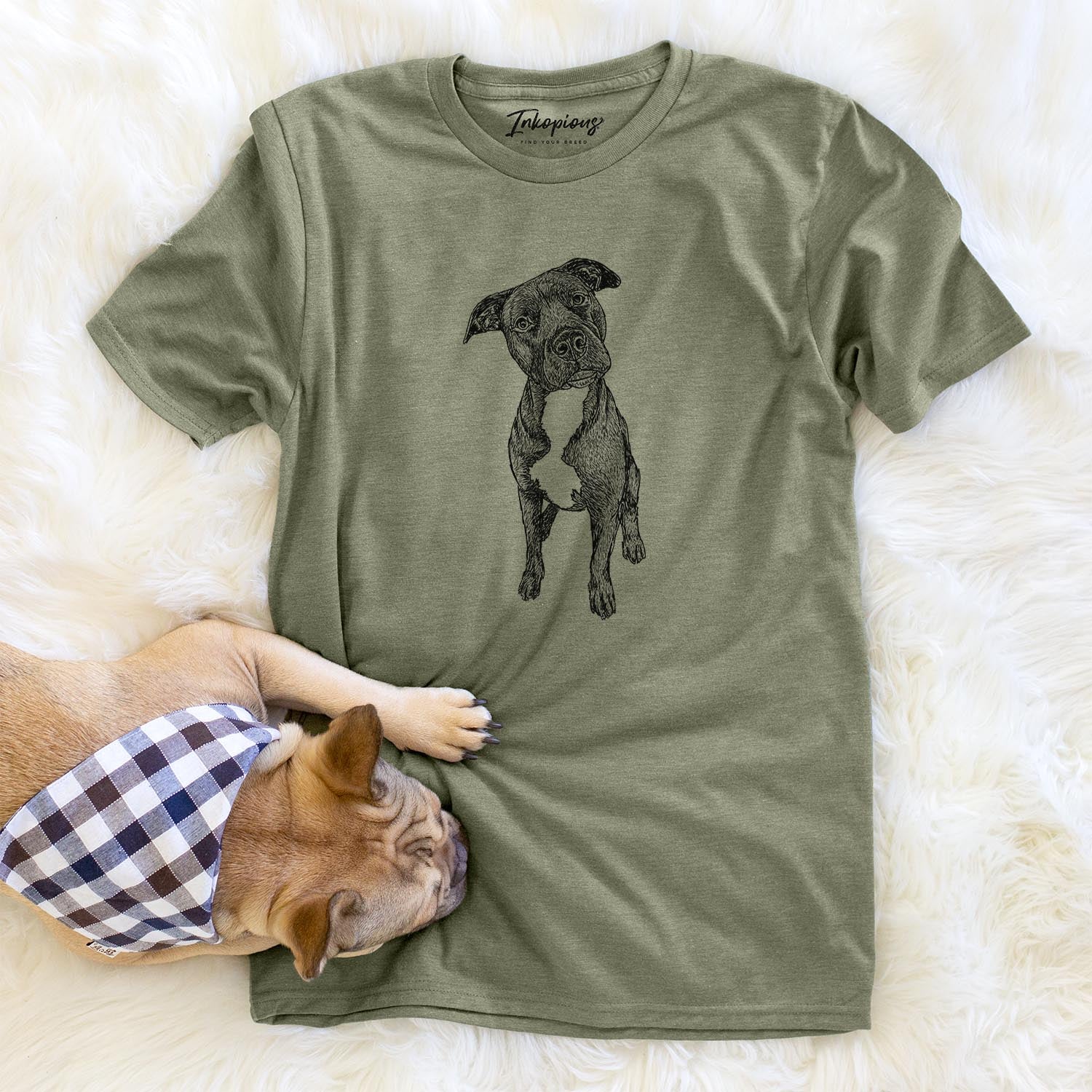 Doodled Kaya the Pitbull Mix - Unisex Crewneck