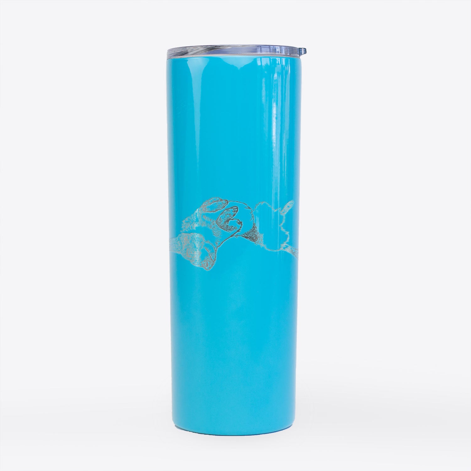 Doodled Kira the Australian Cattle Dog - 20oz Skinny Tumbler