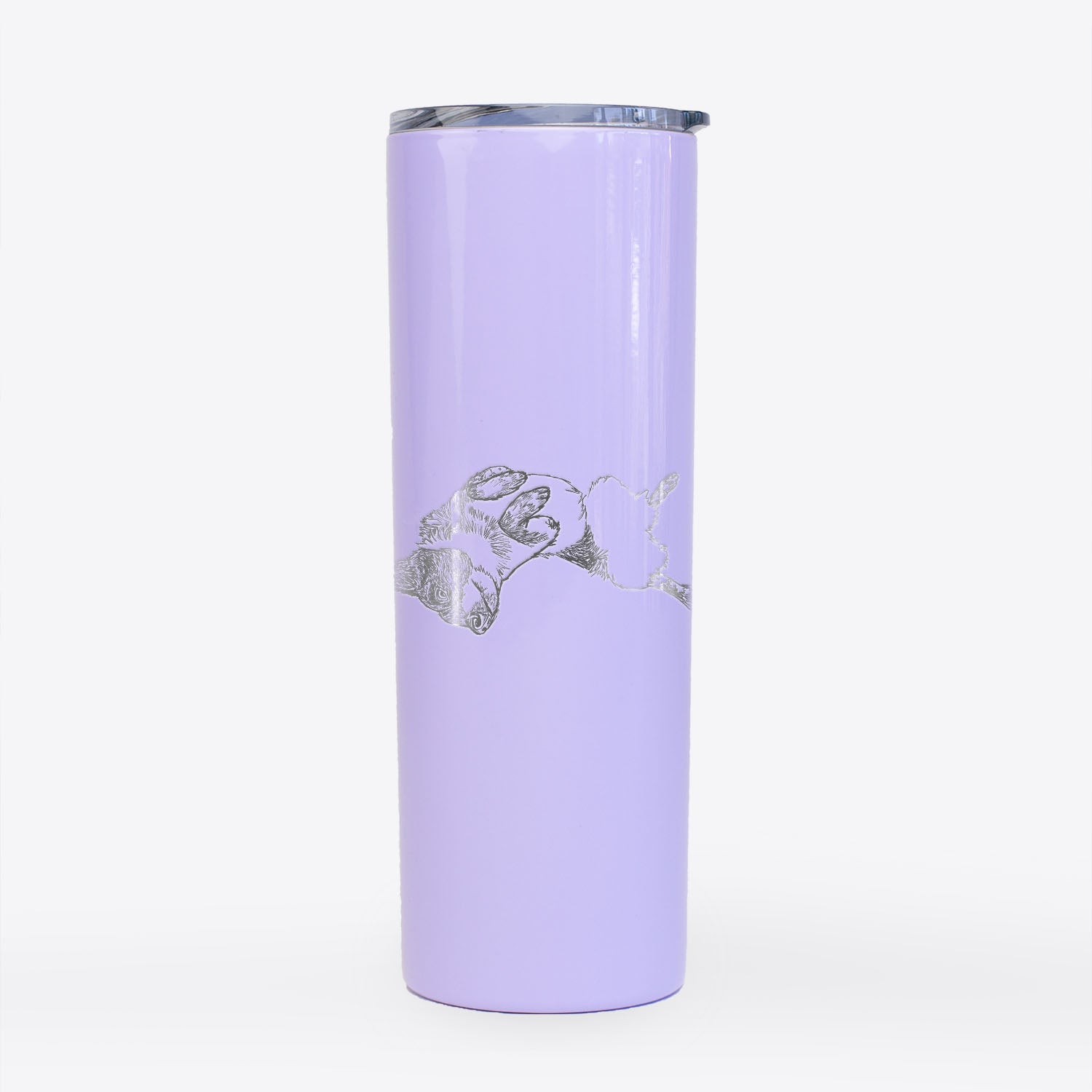 Doodled Kira the Australian Cattle Dog - 20oz Skinny Tumbler