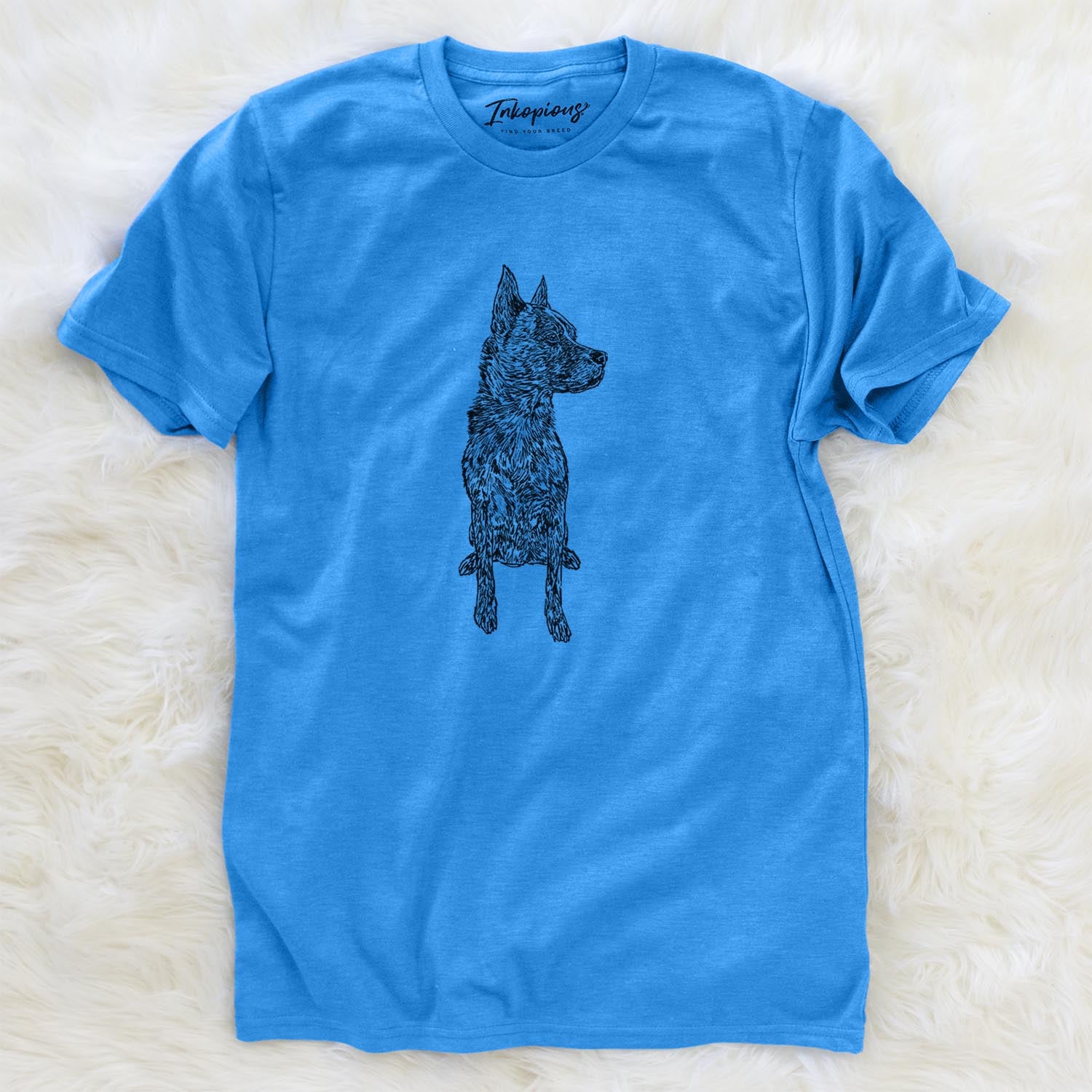 Doodled Koda the Chow Pitbull Mix - Unisex Crewneck