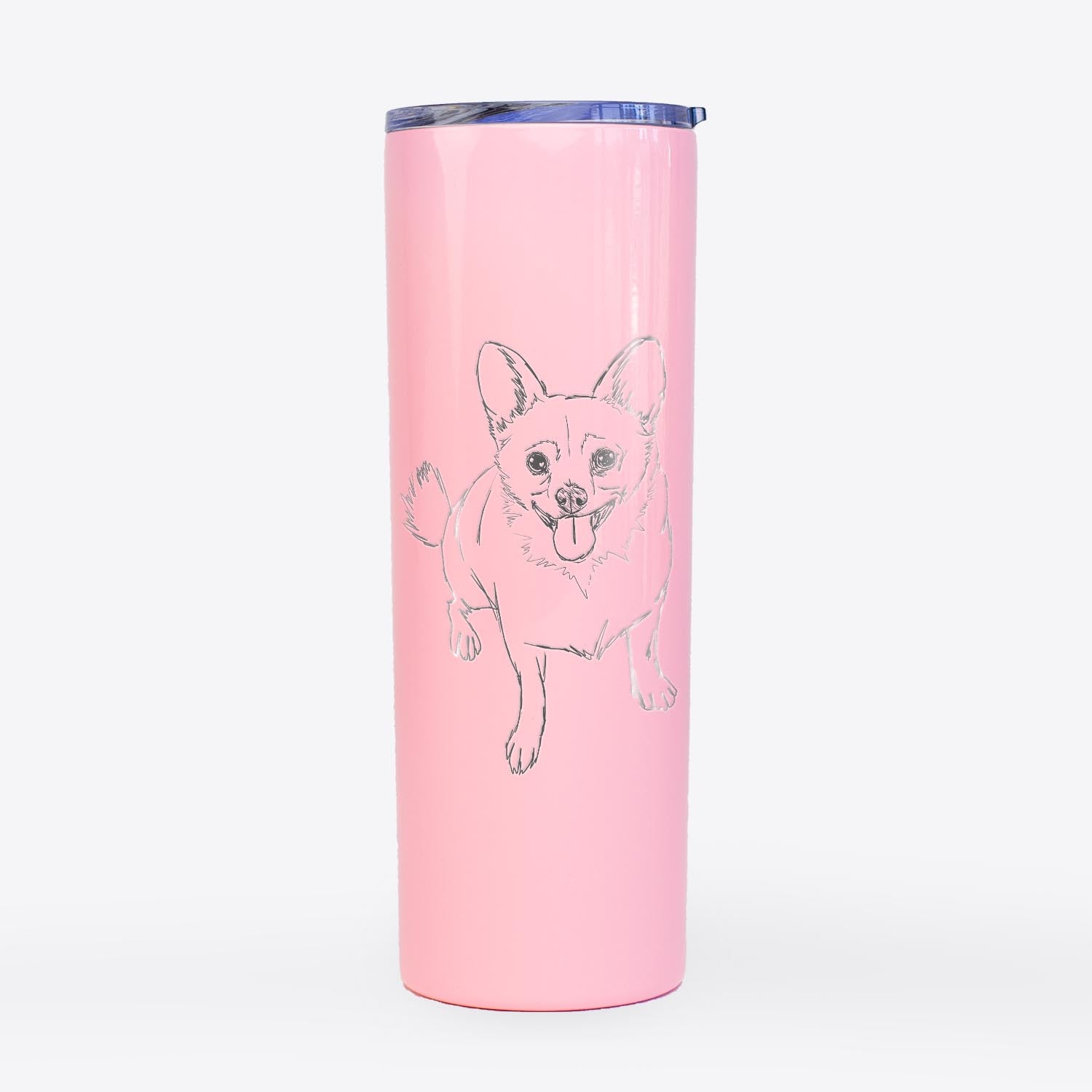 Doodled Kona the Chihuahua - 20oz Skinny Tumbler