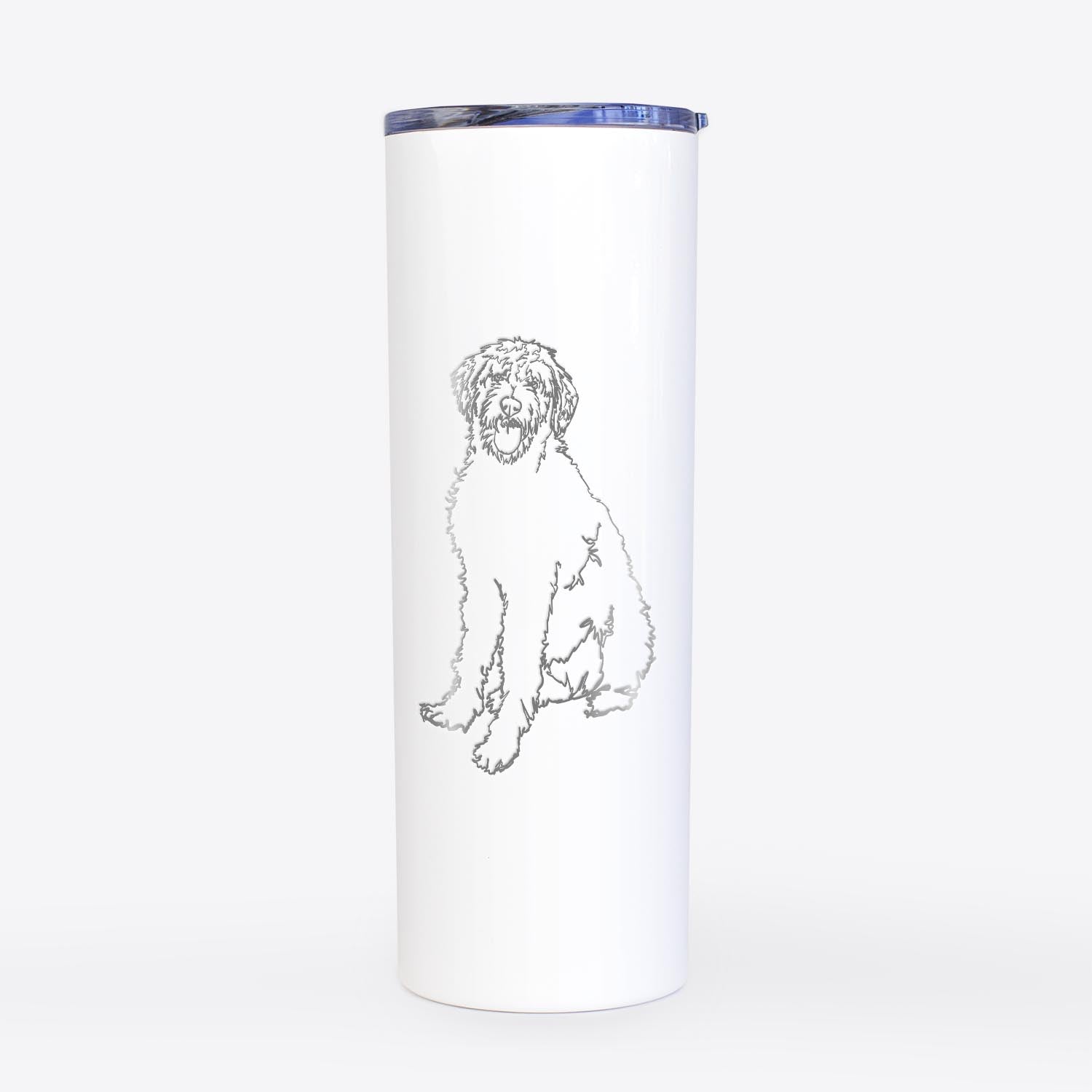 Doodled Labradoodle - 20oz Skinny Tumbler