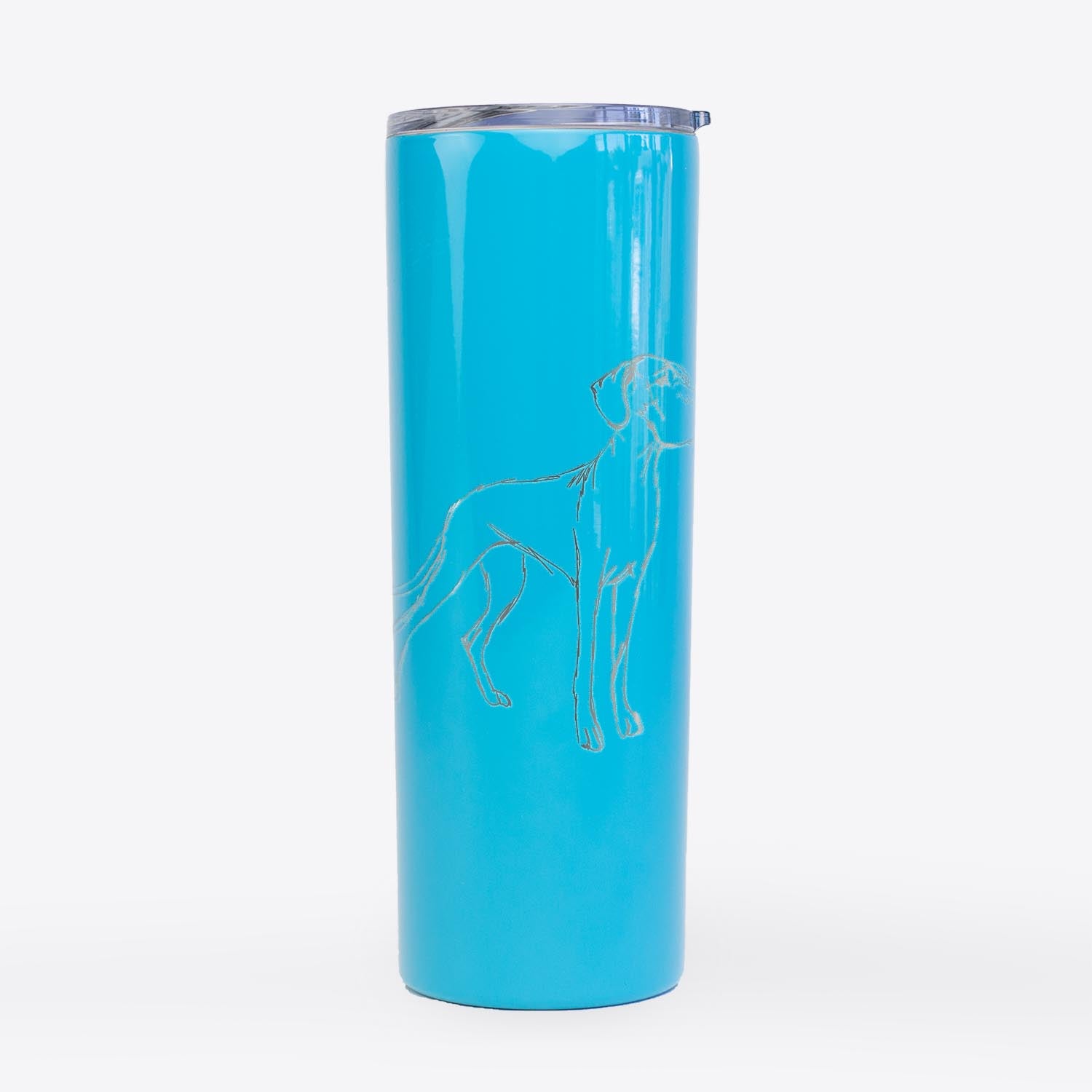 Doodled Layla the Great Dane - 20oz Skinny Tumbler