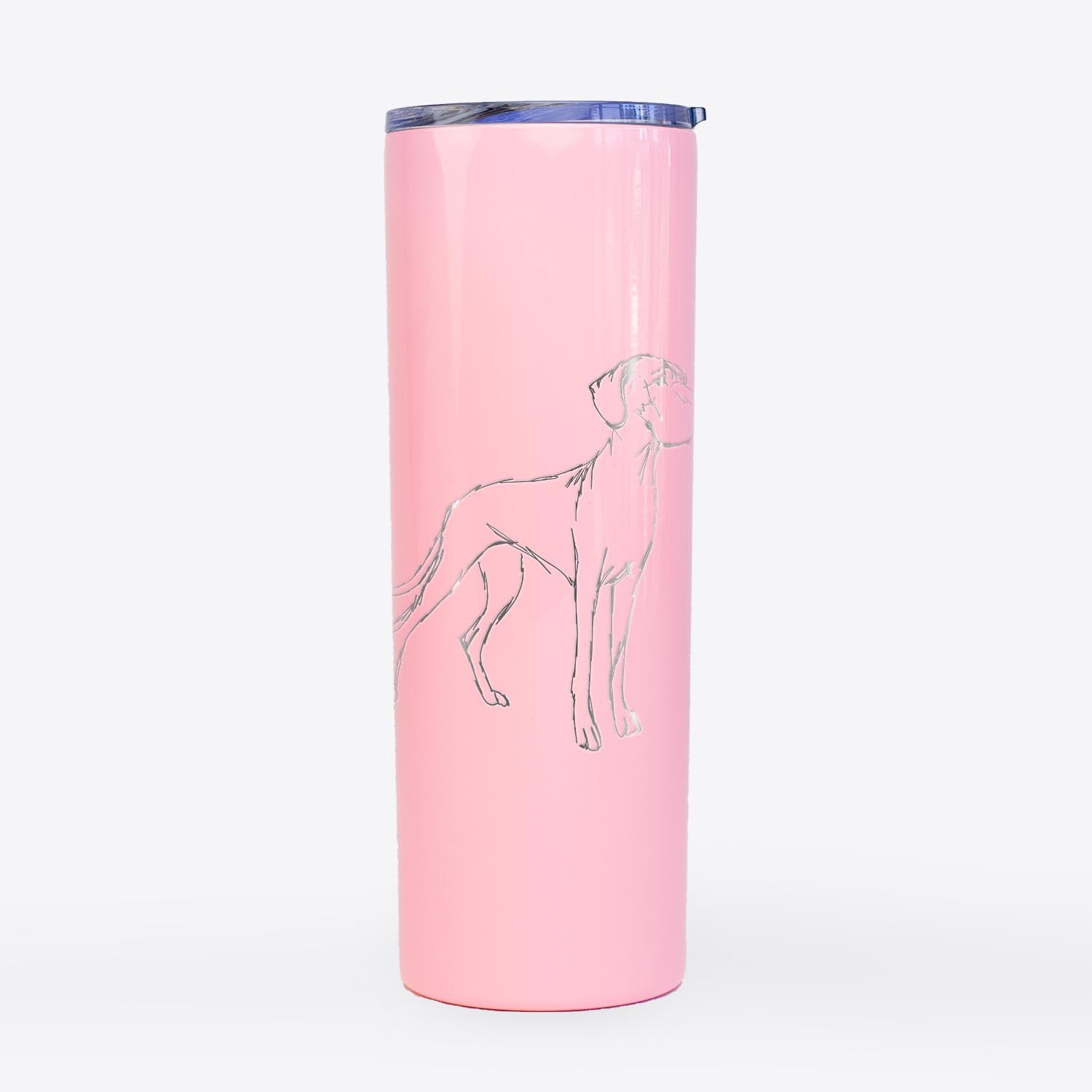 Doodled Layla the Great Dane - 20oz Skinny Tumbler