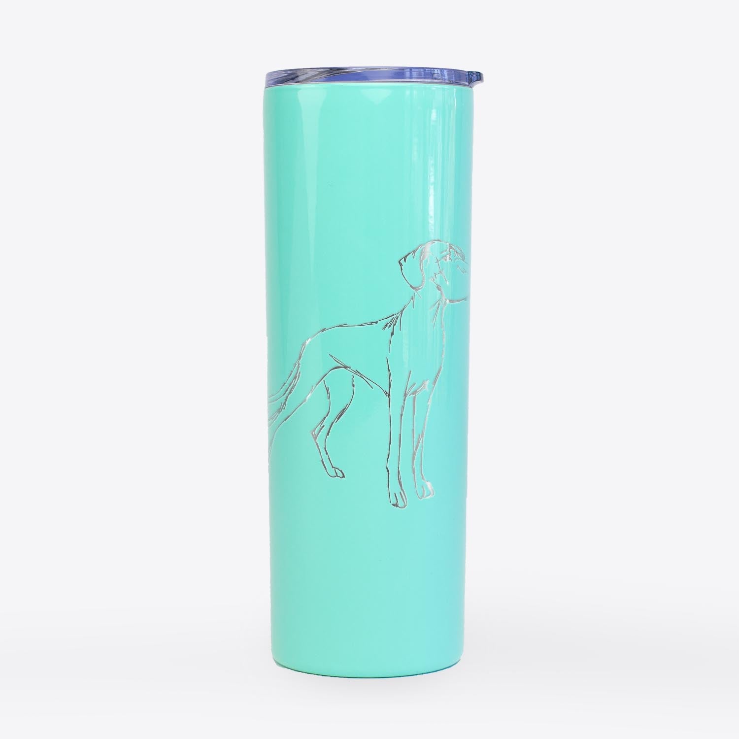 Doodled Layla the Great Dane - 20oz Skinny Tumbler