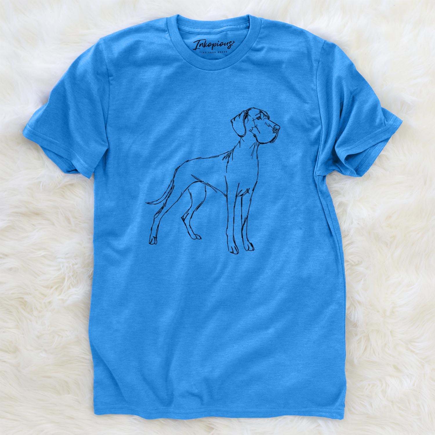 Doodled Layla the Great Dane - Unisex Crewneck