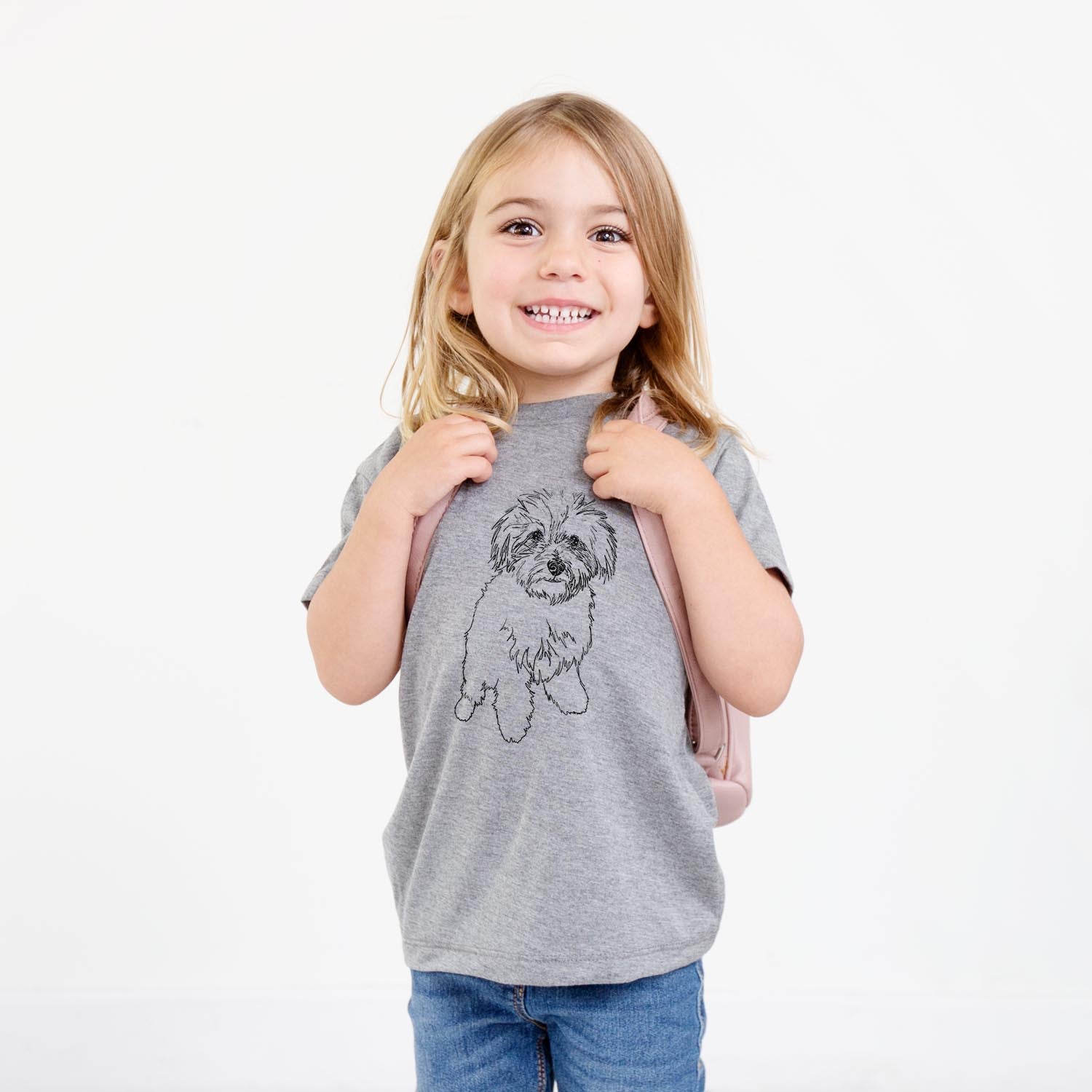 Doodled Leo the Mixed Breed - Kids/Youth/Toddler Shirt