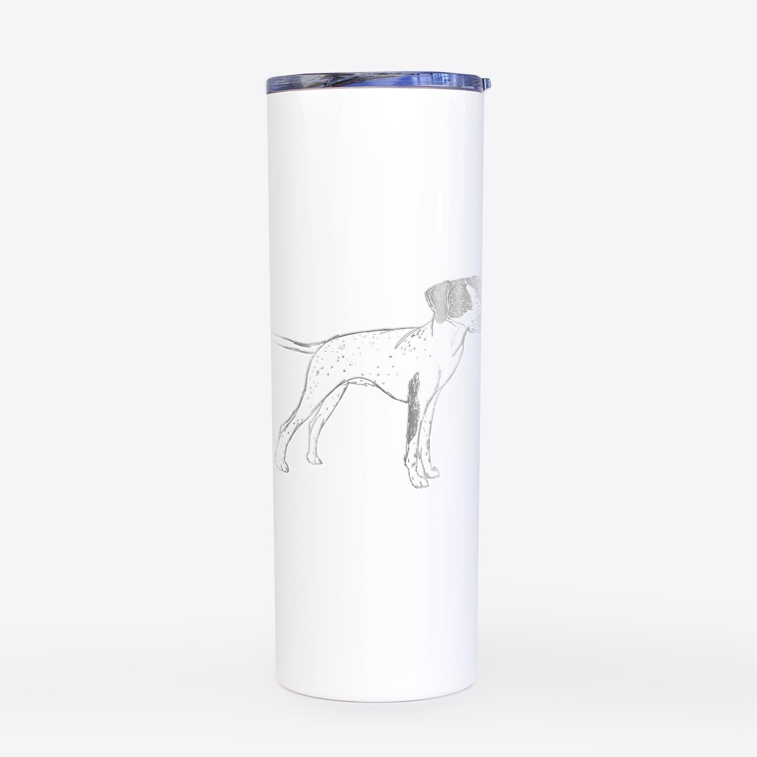 Doodled Lilly the English Pointer - 20oz Skinny Tumbler