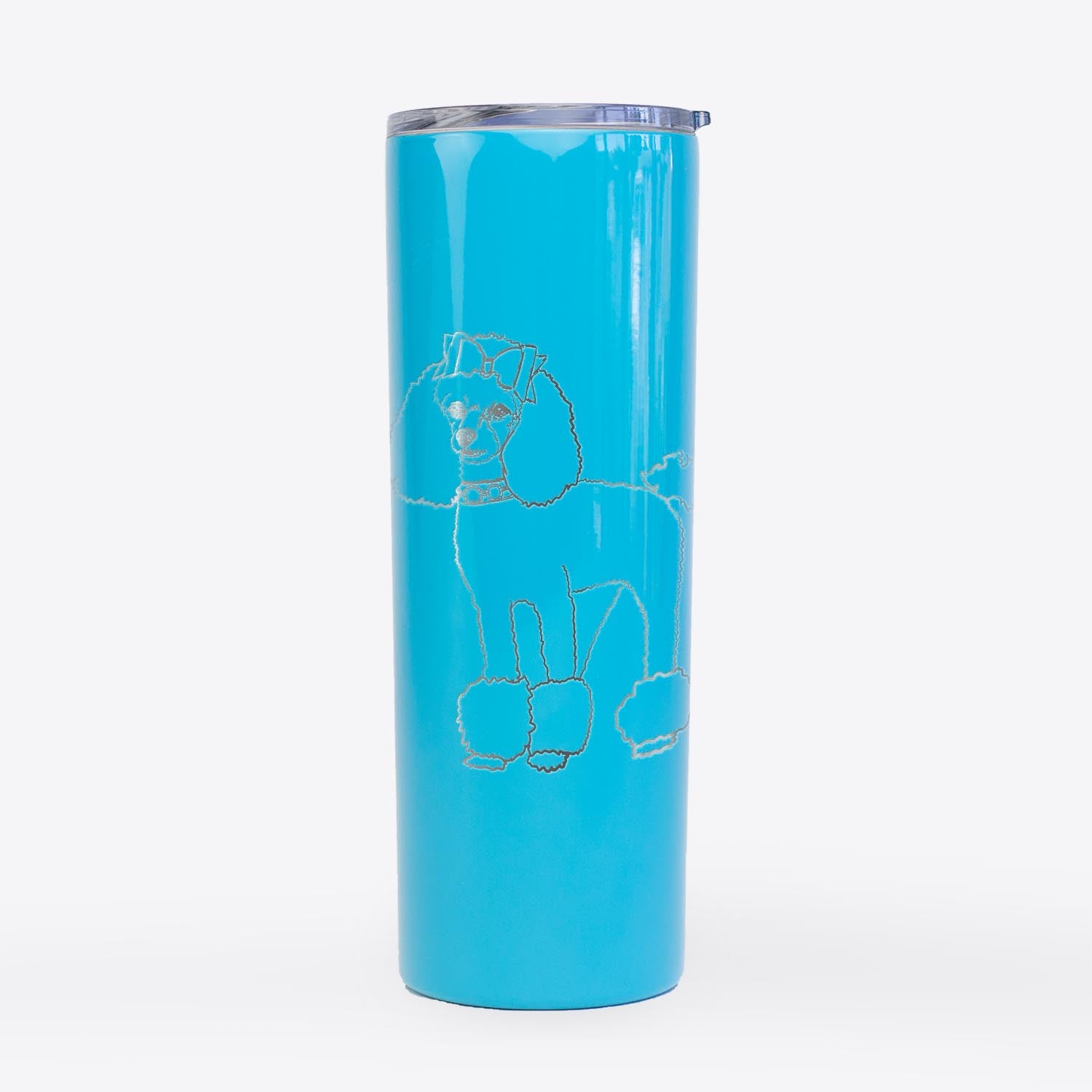 Doodled LouLou the Toy Poodle - 20oz Skinny Tumbler